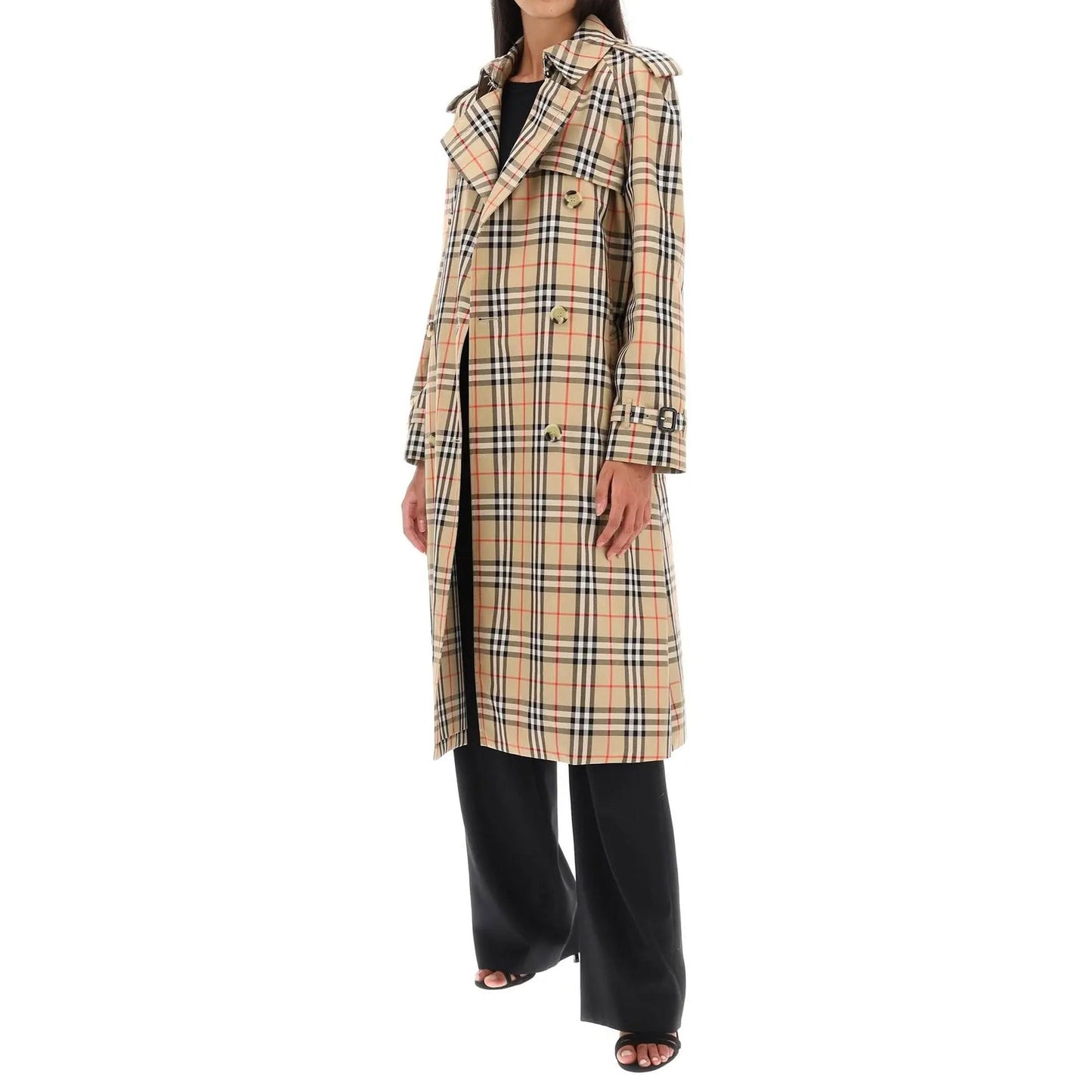 Burberry Checked Trench Women