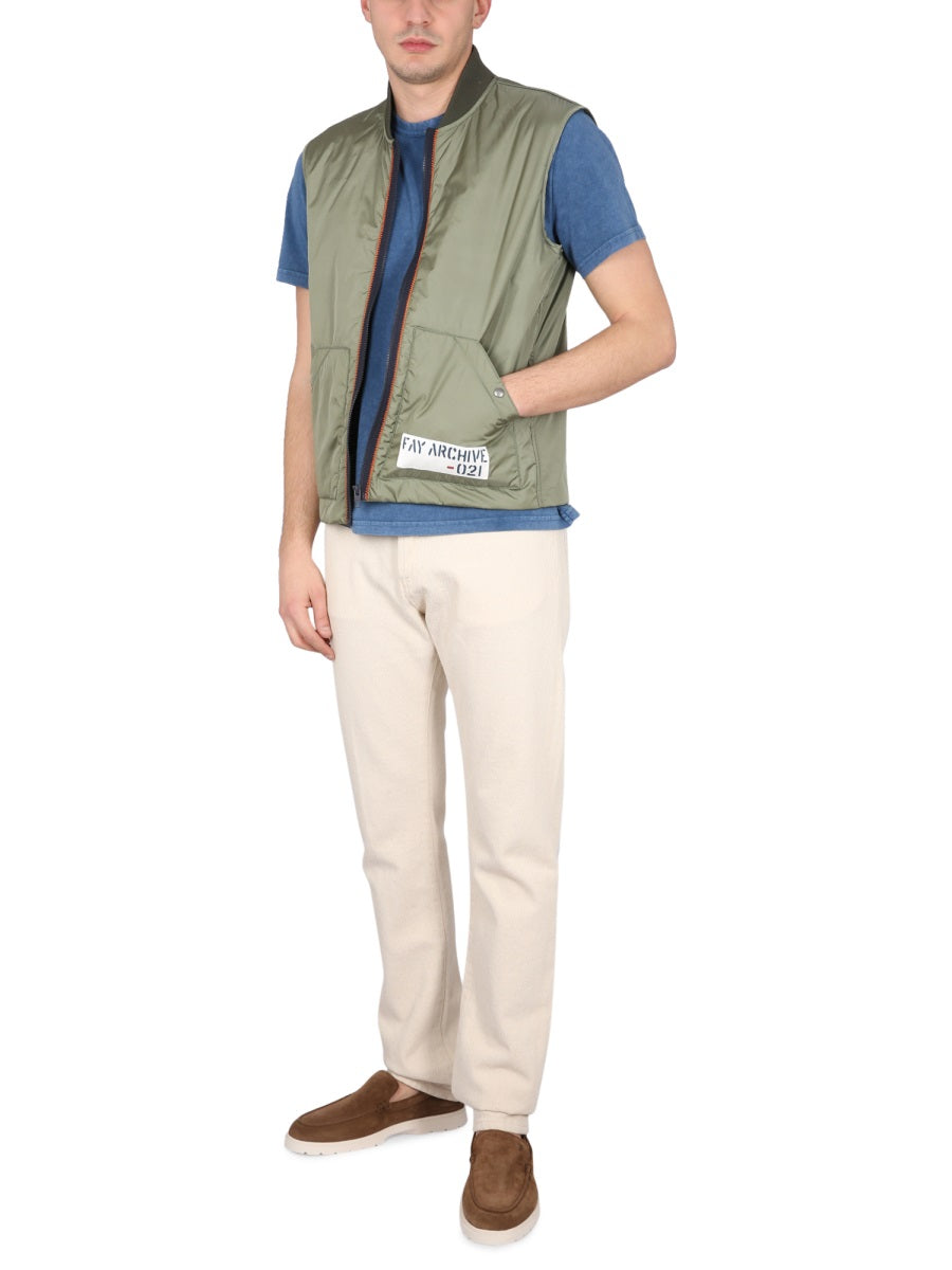 Fay Men Archive Vest.