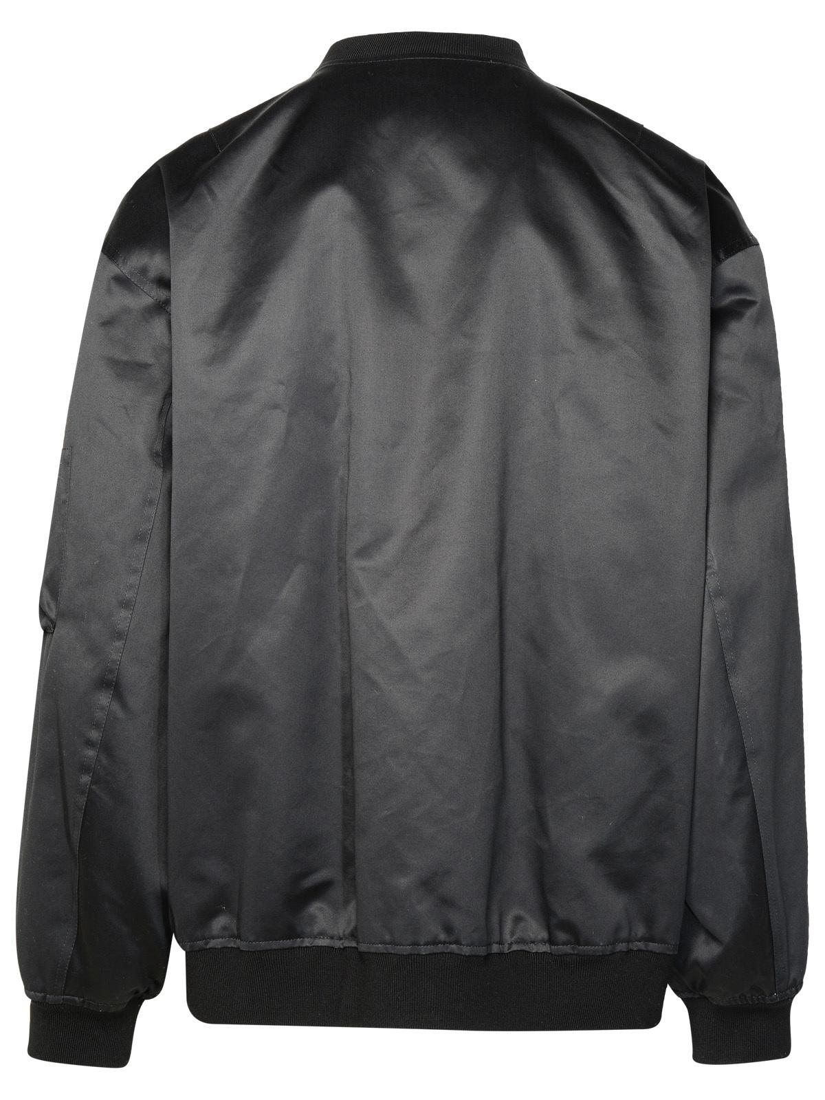 Jil Sander Black Cotton Bomber Jacket Men