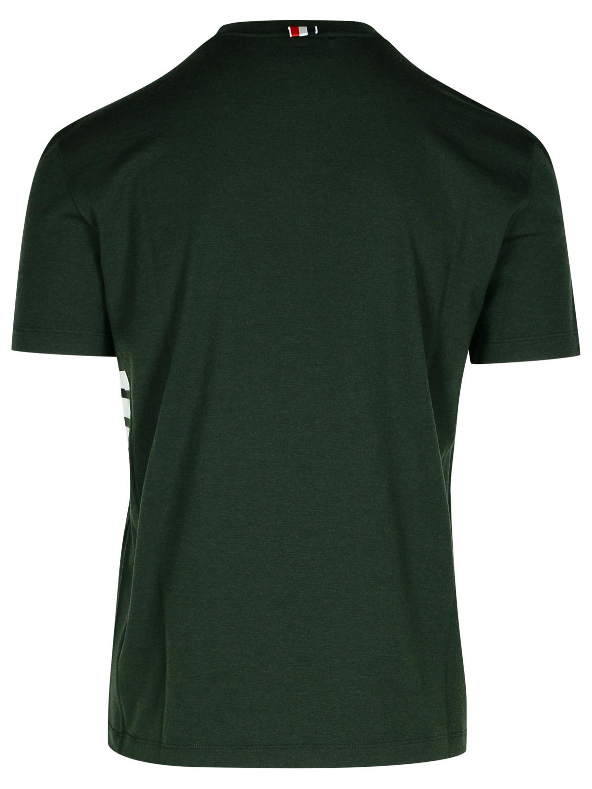 Thom Browne Green Wool T-Shirt Men