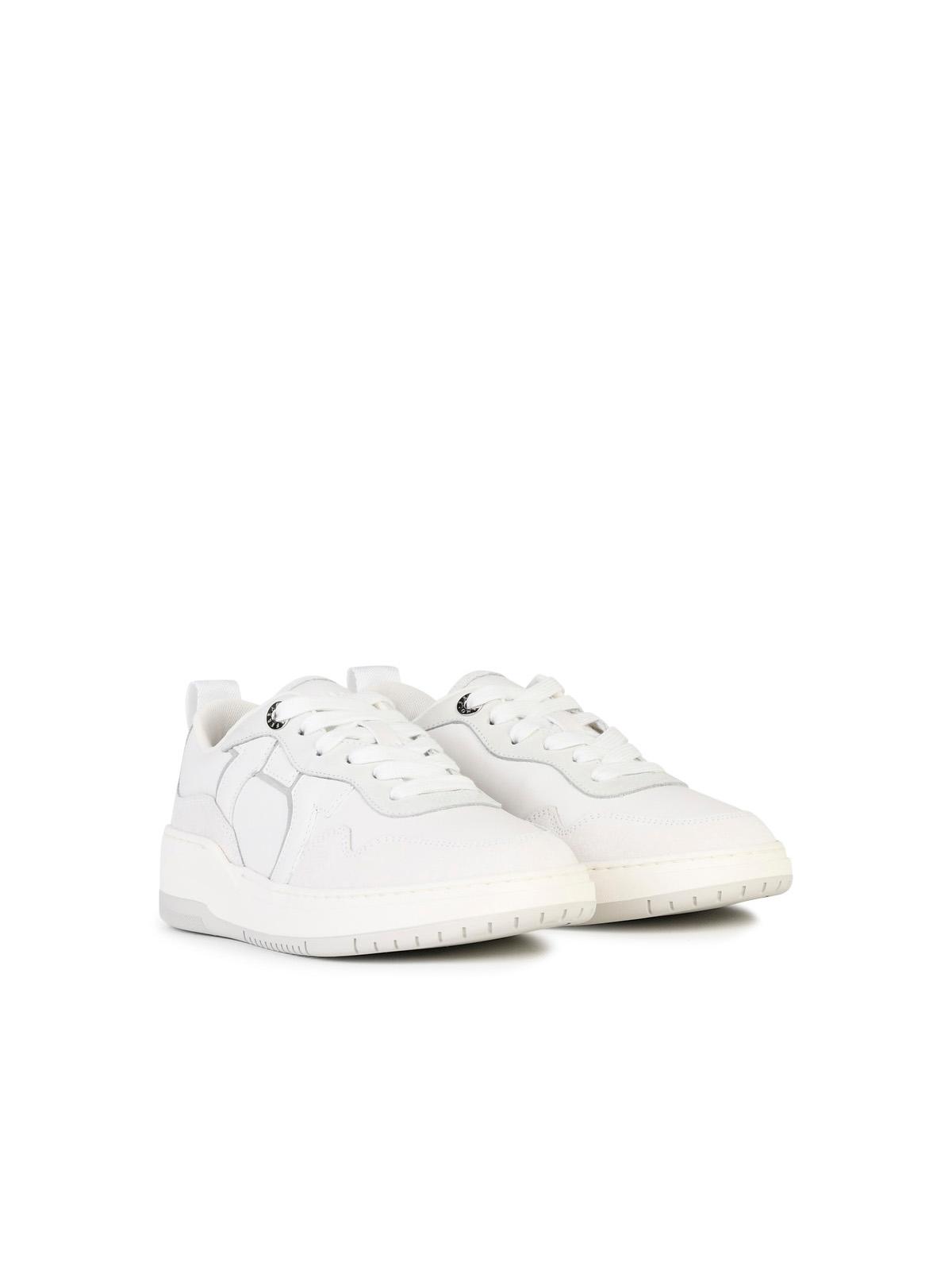 Salvatore Ferragamo 'Dania' White Leather Sneakers Women