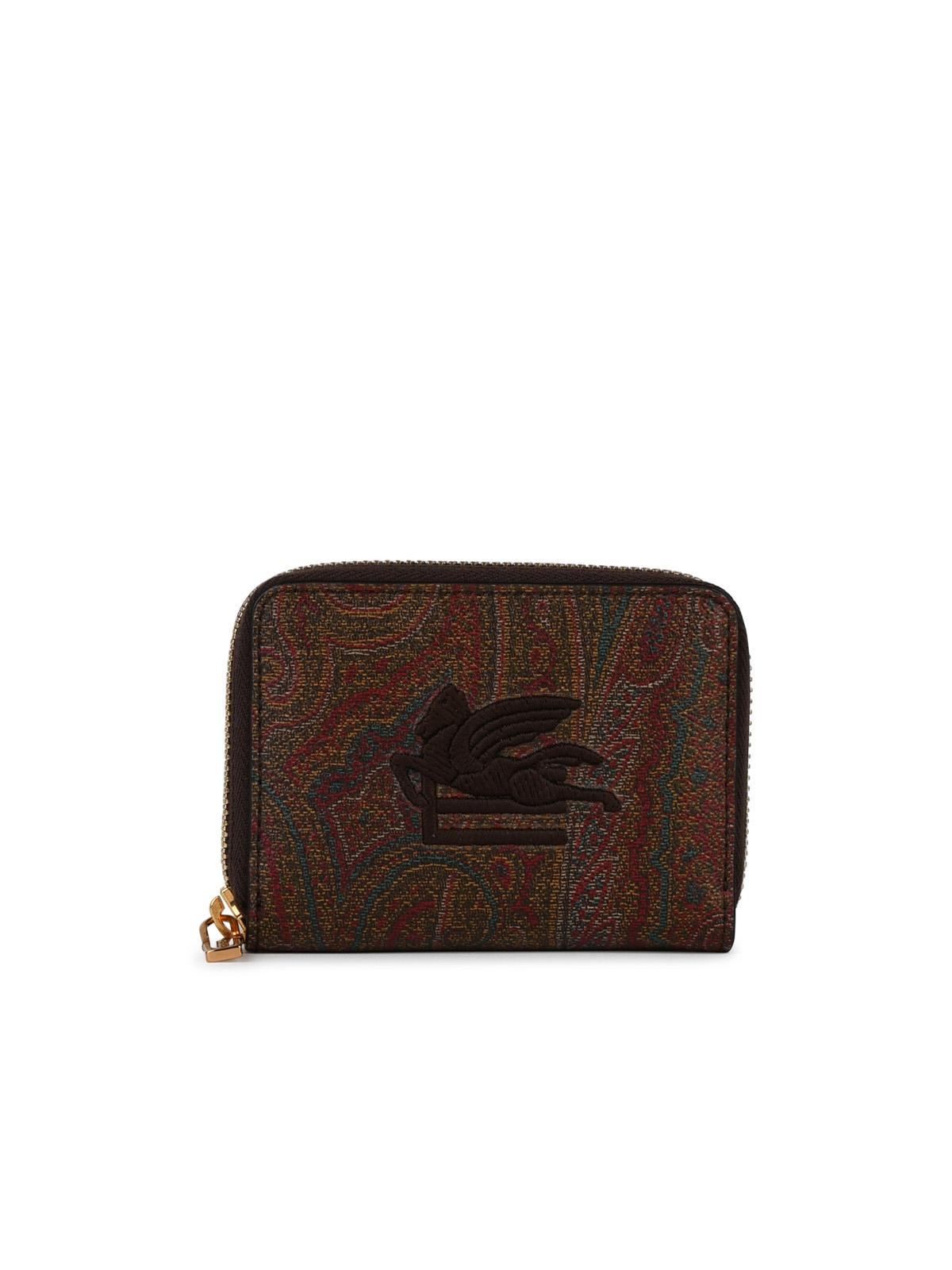 Etro 'Arnica' Brown Leather Wallet Women