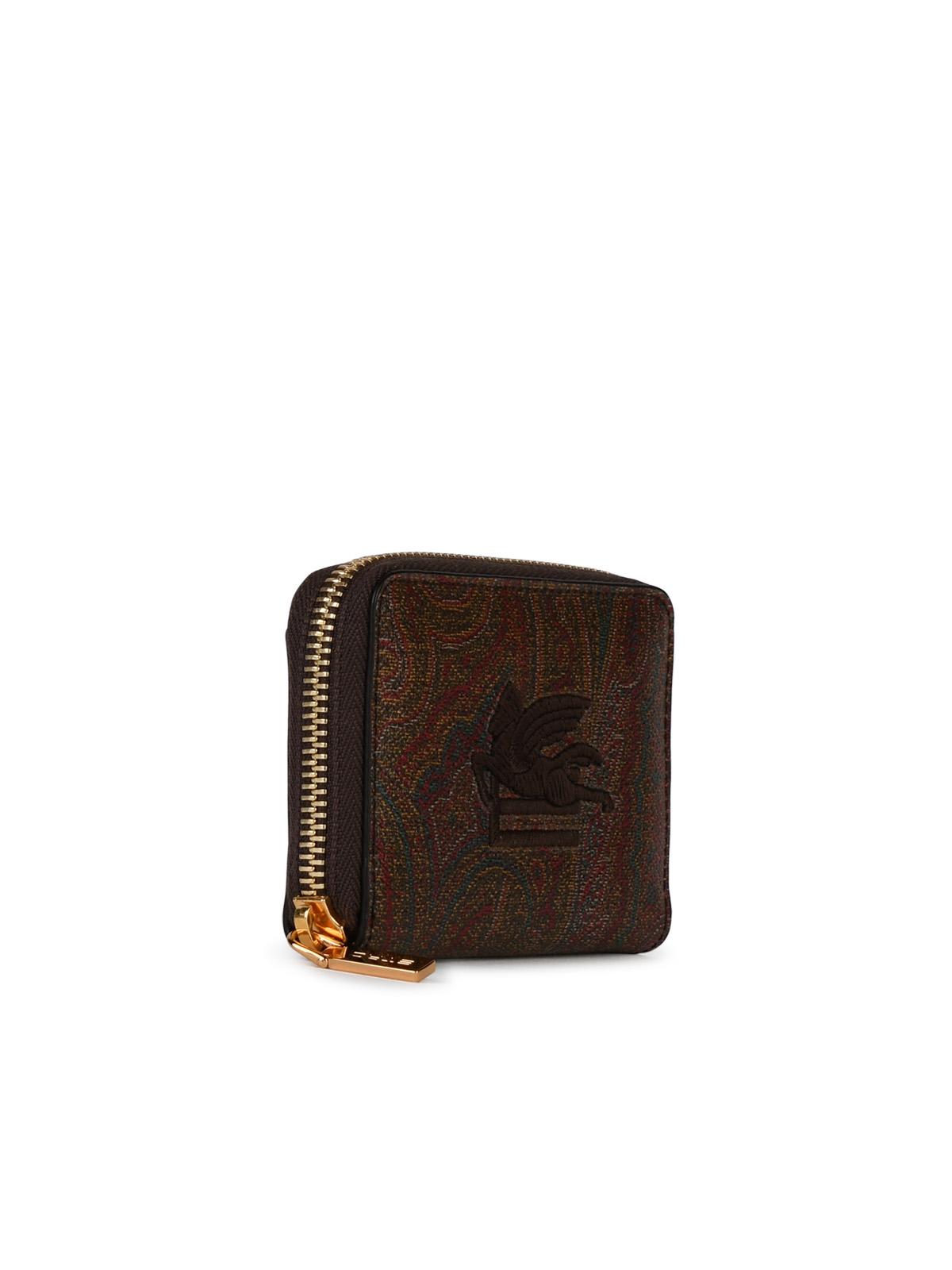 Etro 'Arnica' Brown Leather Wallet Women