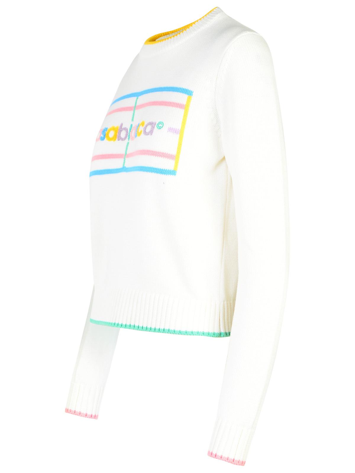 Casablanca White Cotton Sweater Women