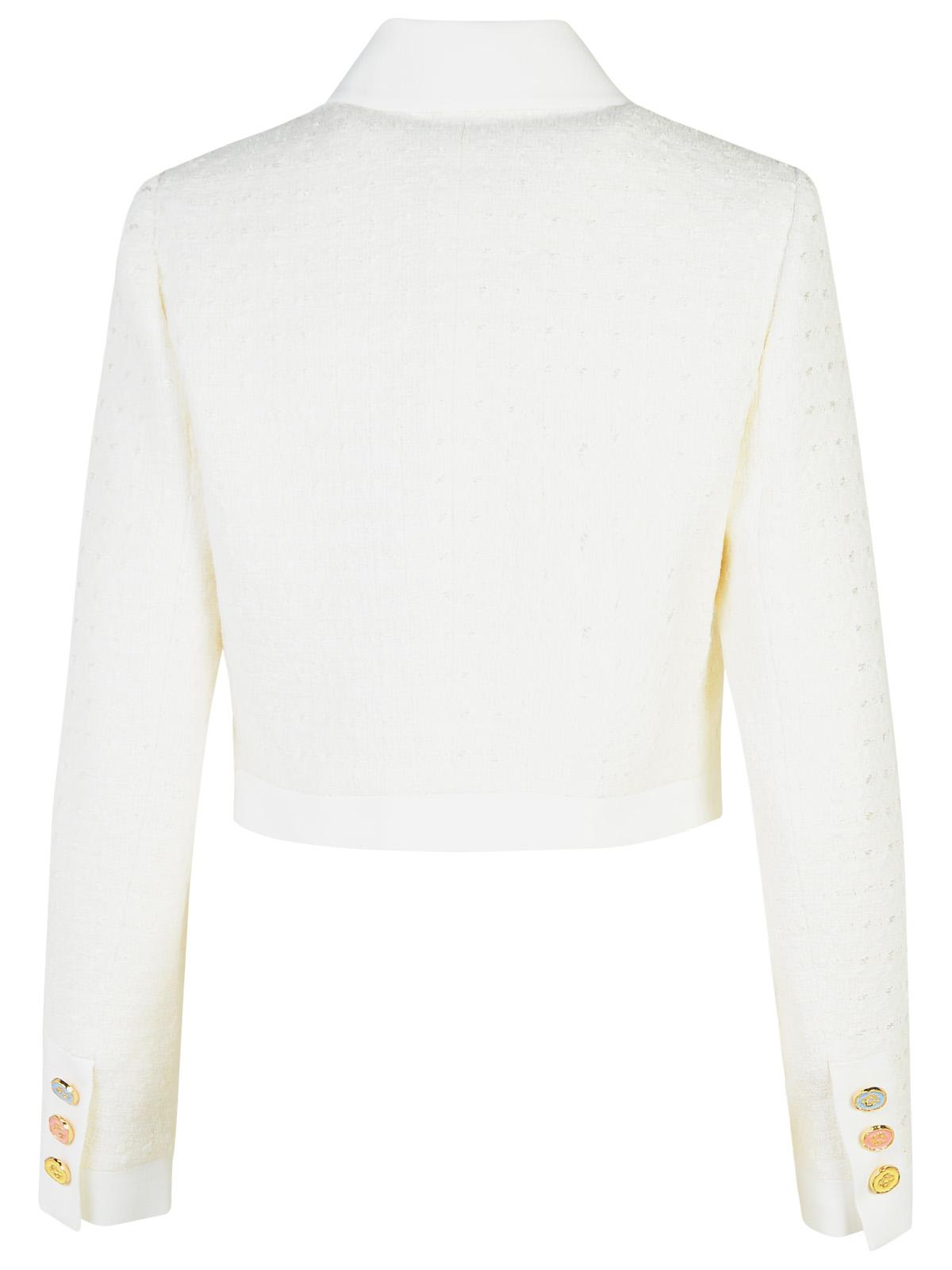 Casablanca White Cotton Blend Jacket Women