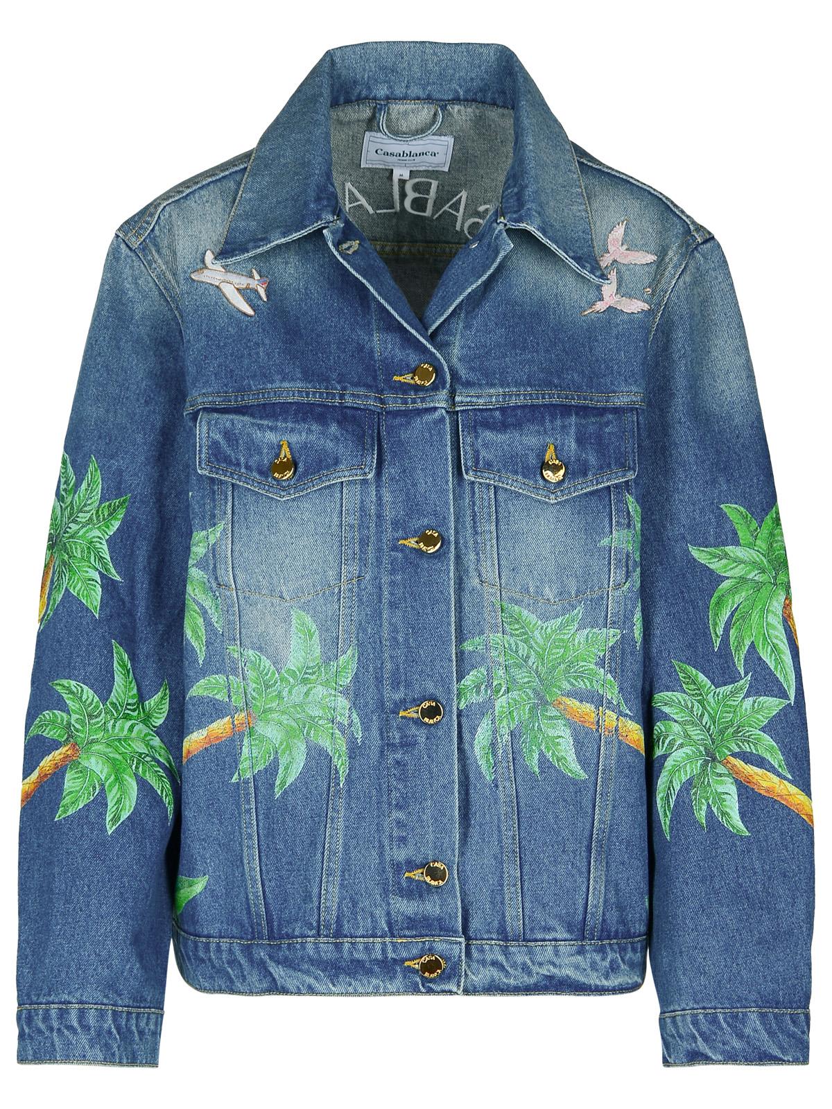 Casablanca Blue Denim Jacket Women