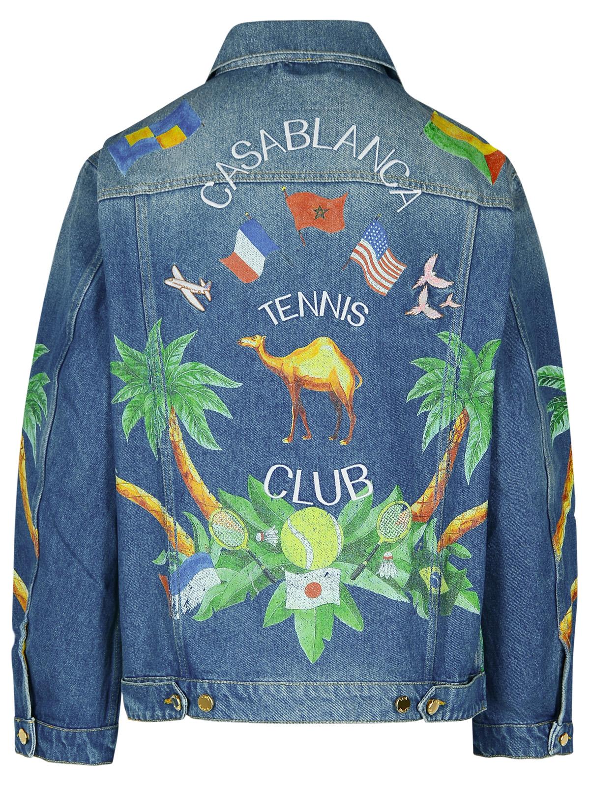 Casablanca Blue Denim Jacket Women