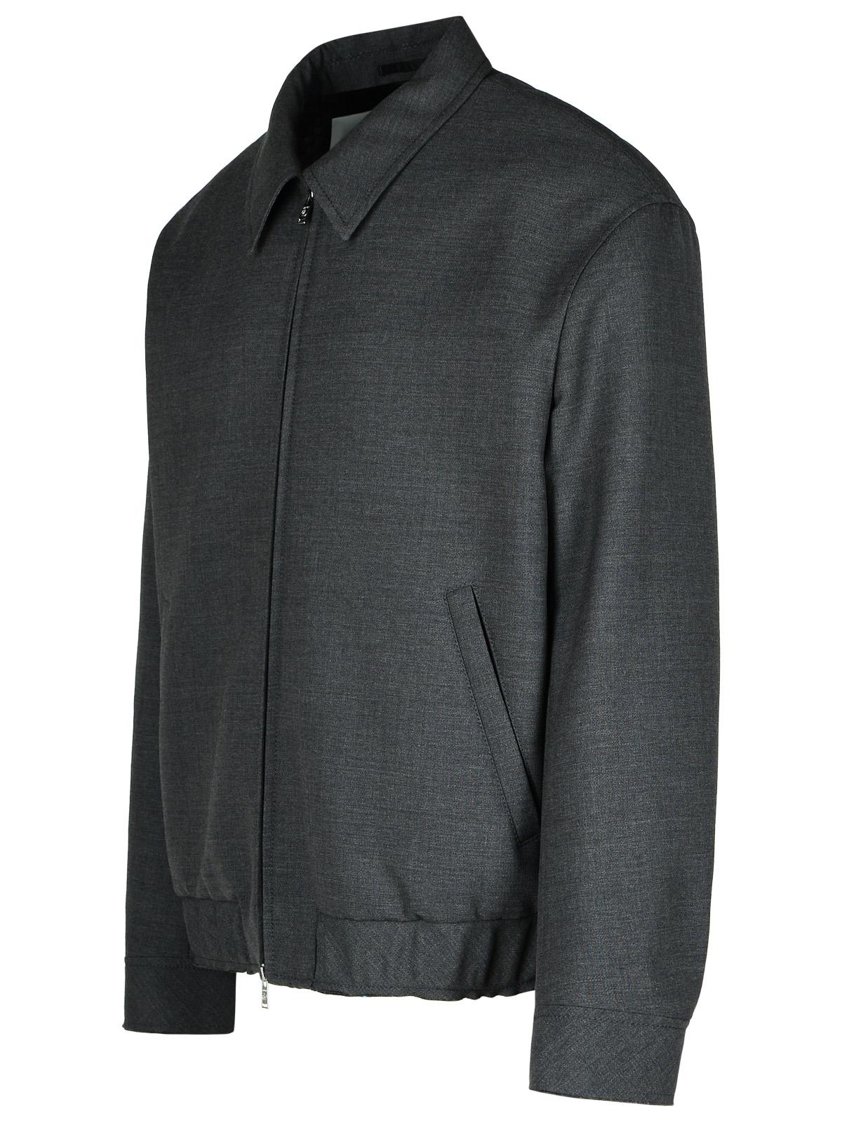 Lanvin Grey Wool Jacket Men