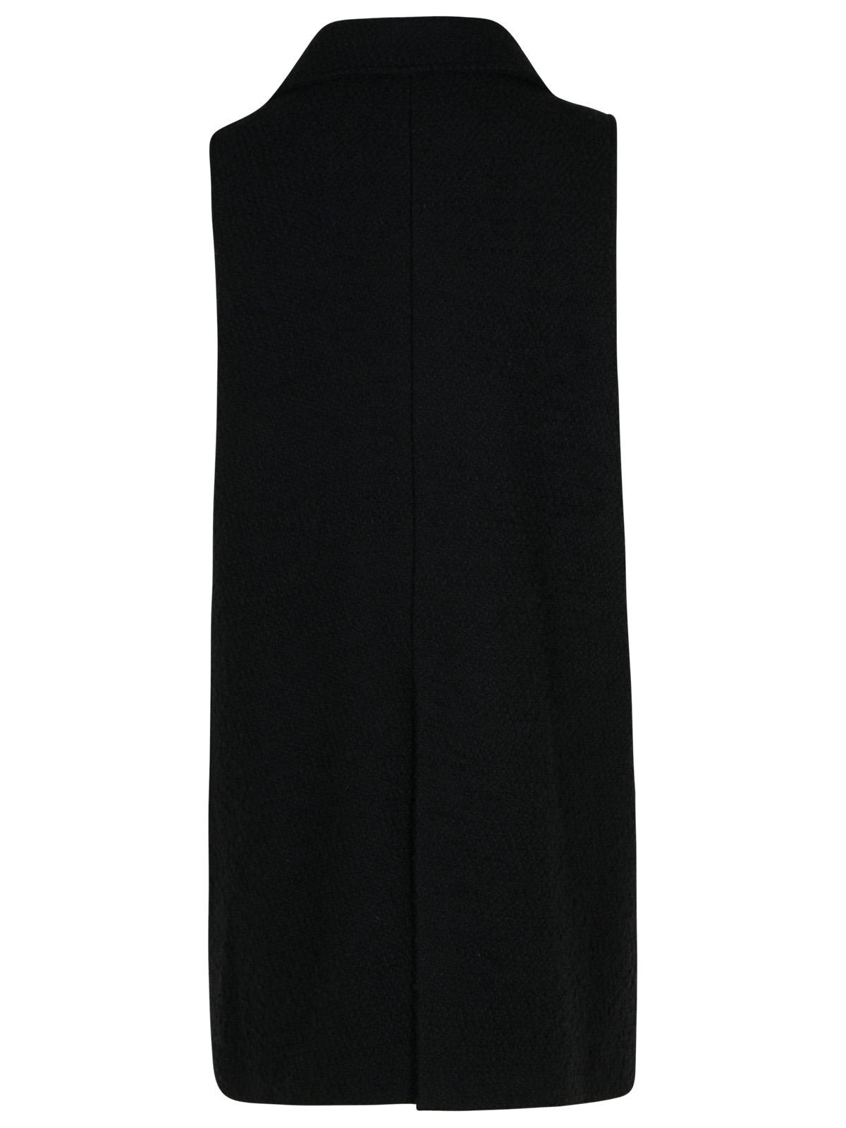 Fay Black Wool Blend Vest Women