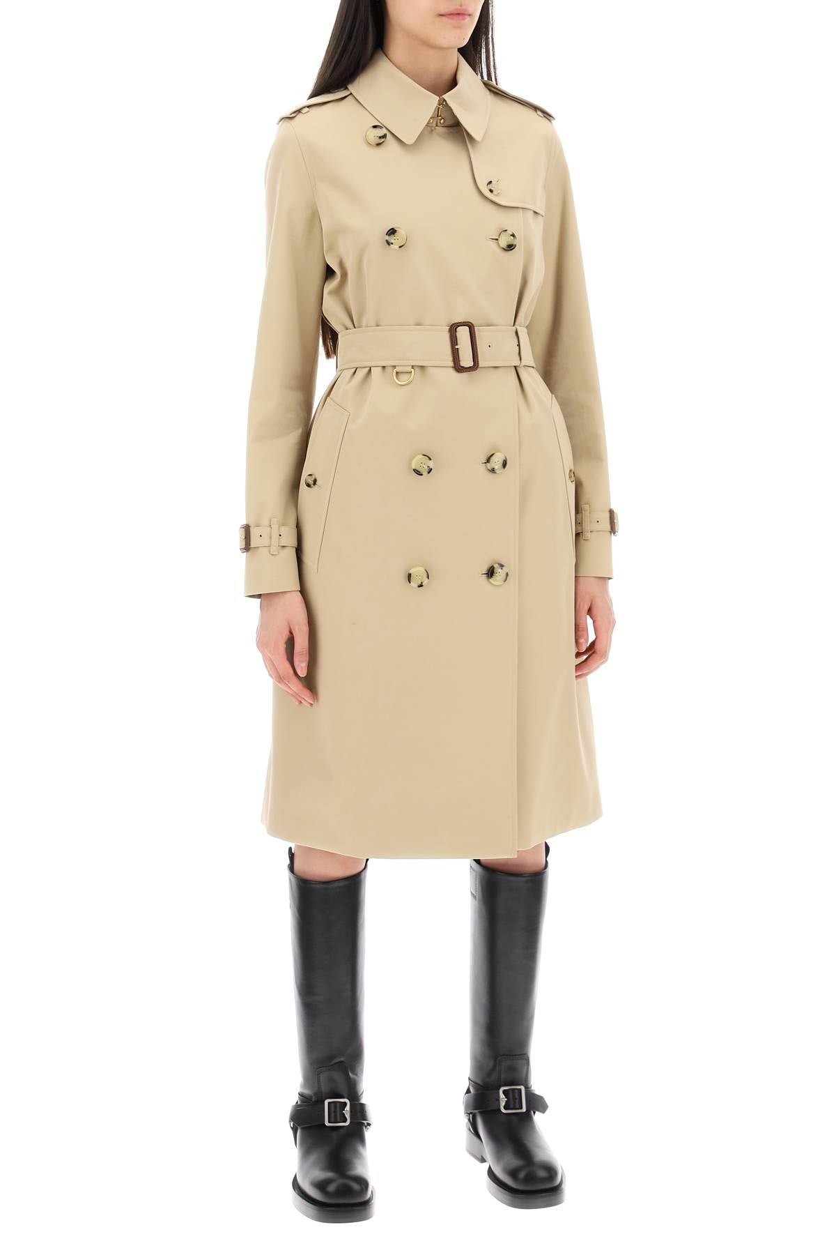 Burberry Mid-Length Kensington Heritage Trench Coat Women