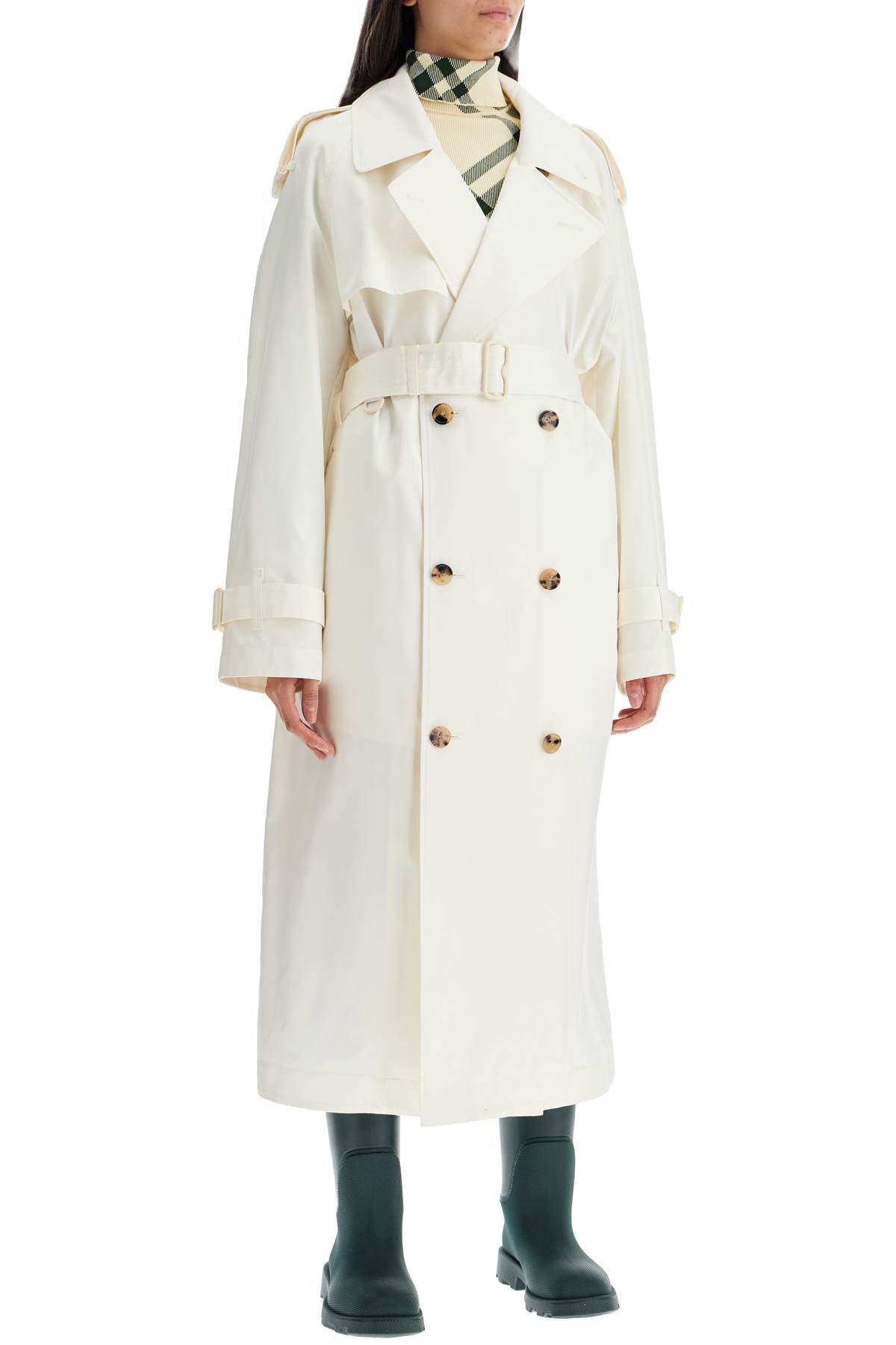 Burberry Silk Trench Coat Women