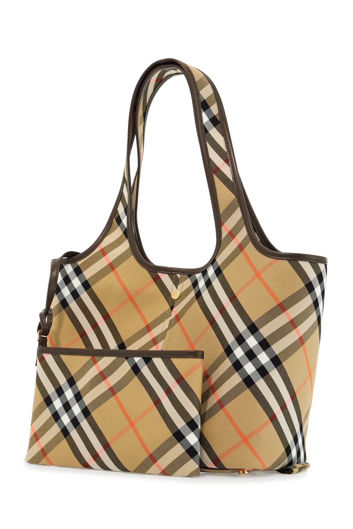 Burberry Ered\N\Nsmall Checkered Tote Bag Women