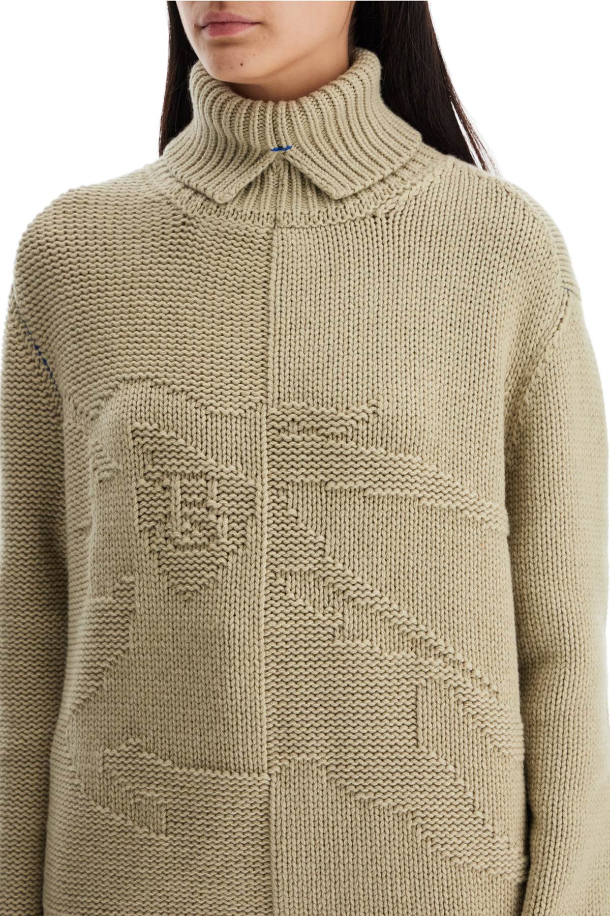 Burberry Cashmere Sweater With Ekd Design Women