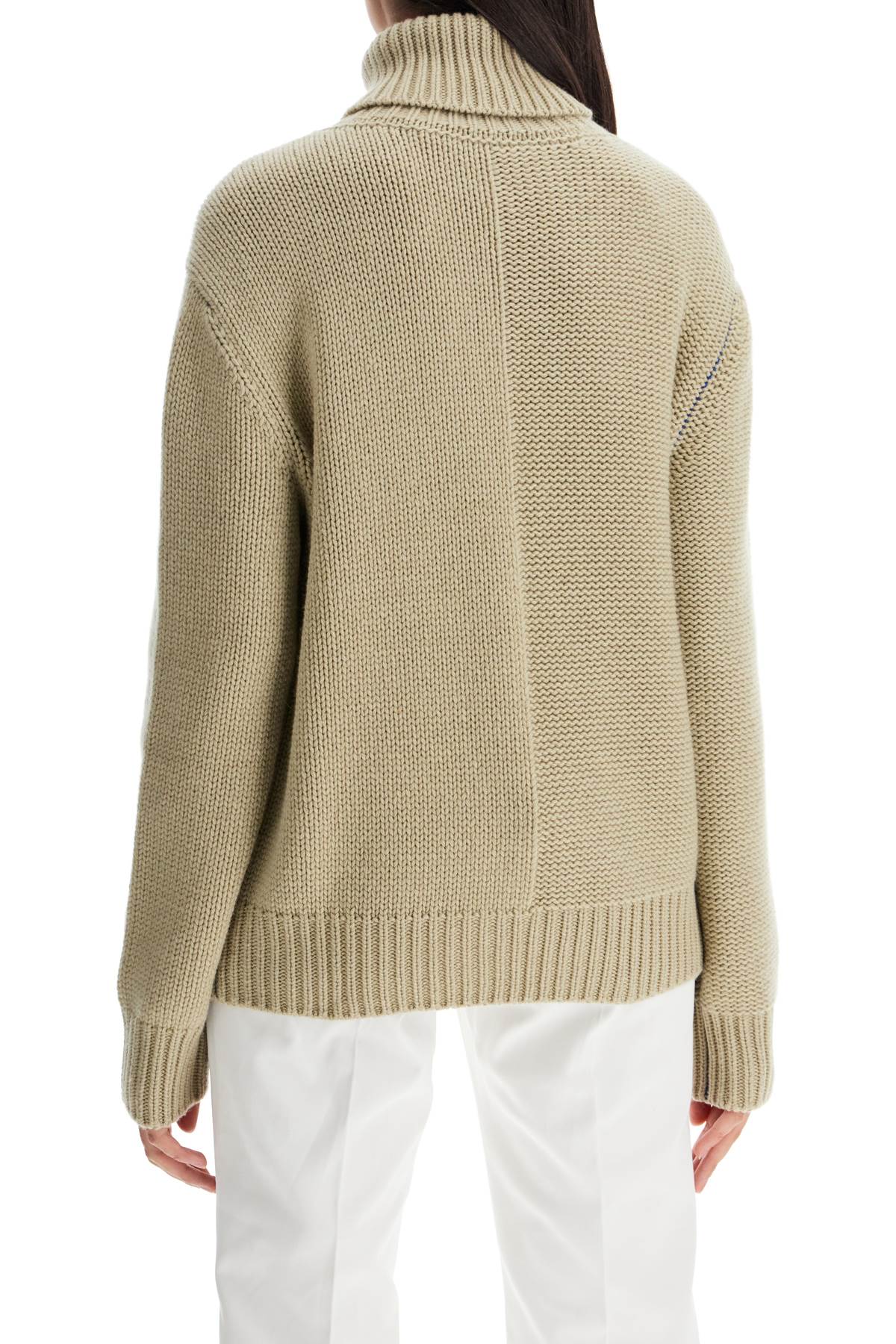 Burberry Cashmere Sweater With Ekd Design Women