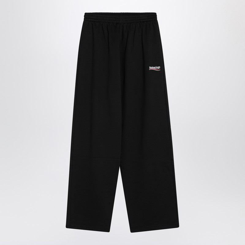 Balenciaga Black Jogger Pants Political Campaign Men