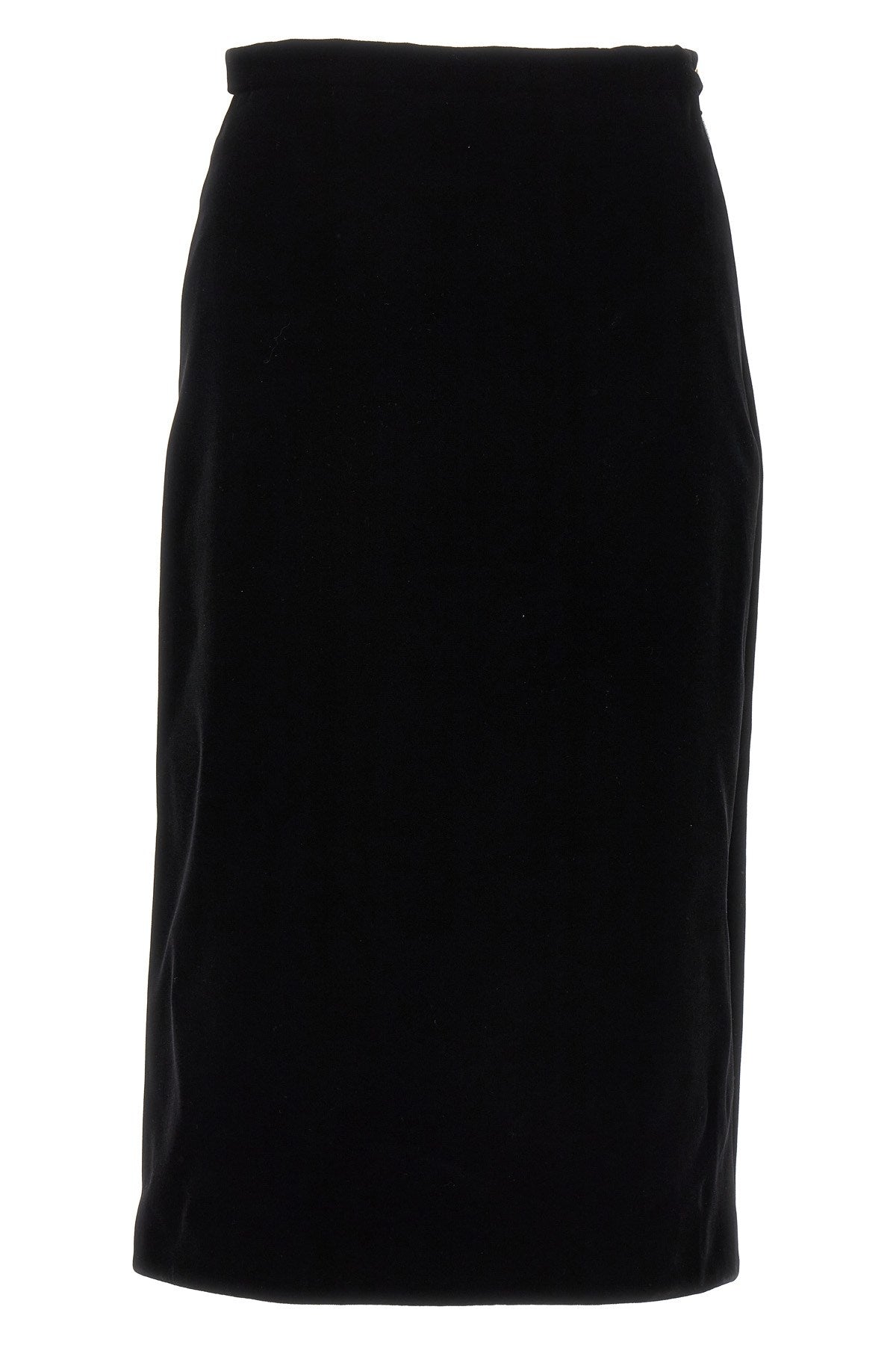 Gucci Women Velvet Midi Skirt