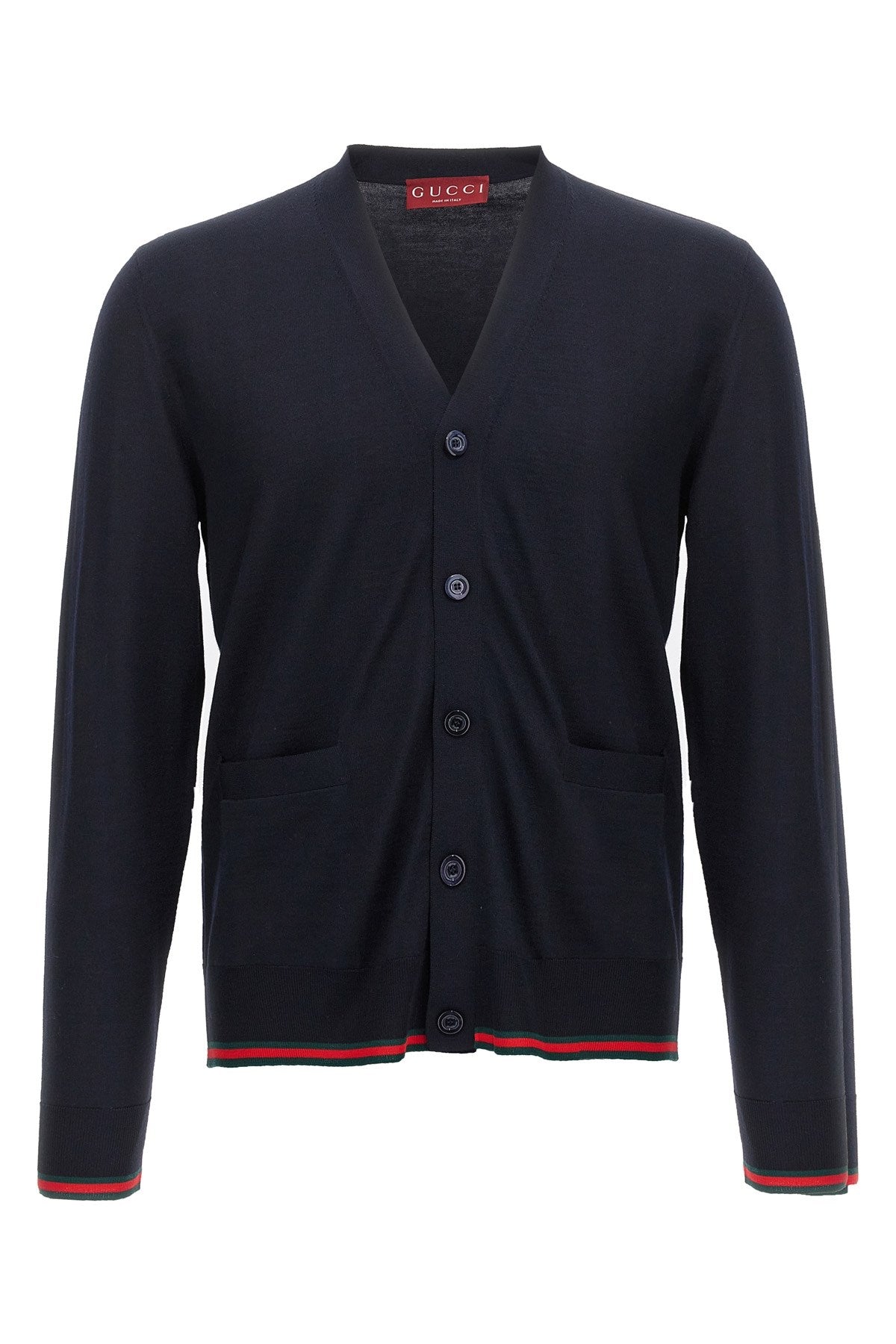 Gucci Men Web Ribbon Cardigan