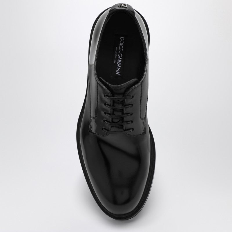 Dolce&Gabbana Derby In Black Brushed Calfskin Men