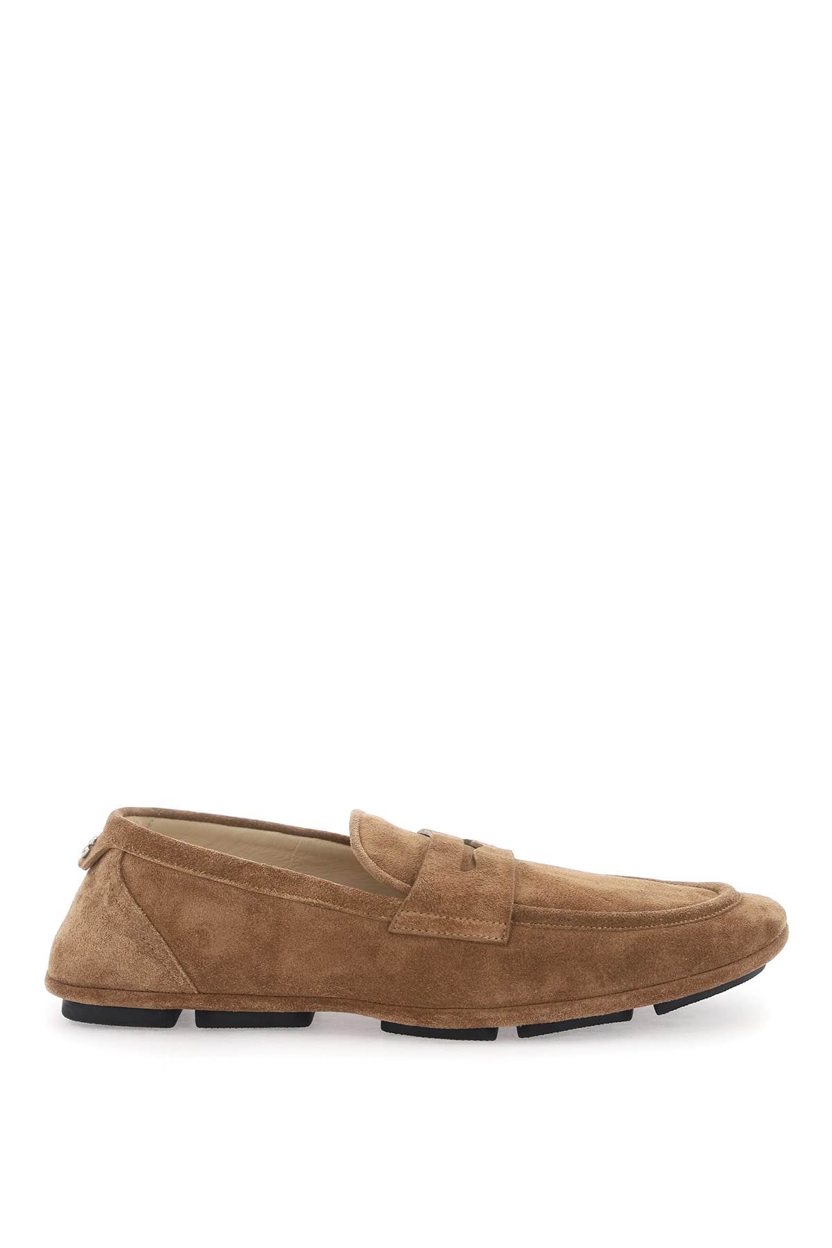 Dolce & Gabbana Calf Suede Driver Shoe Men