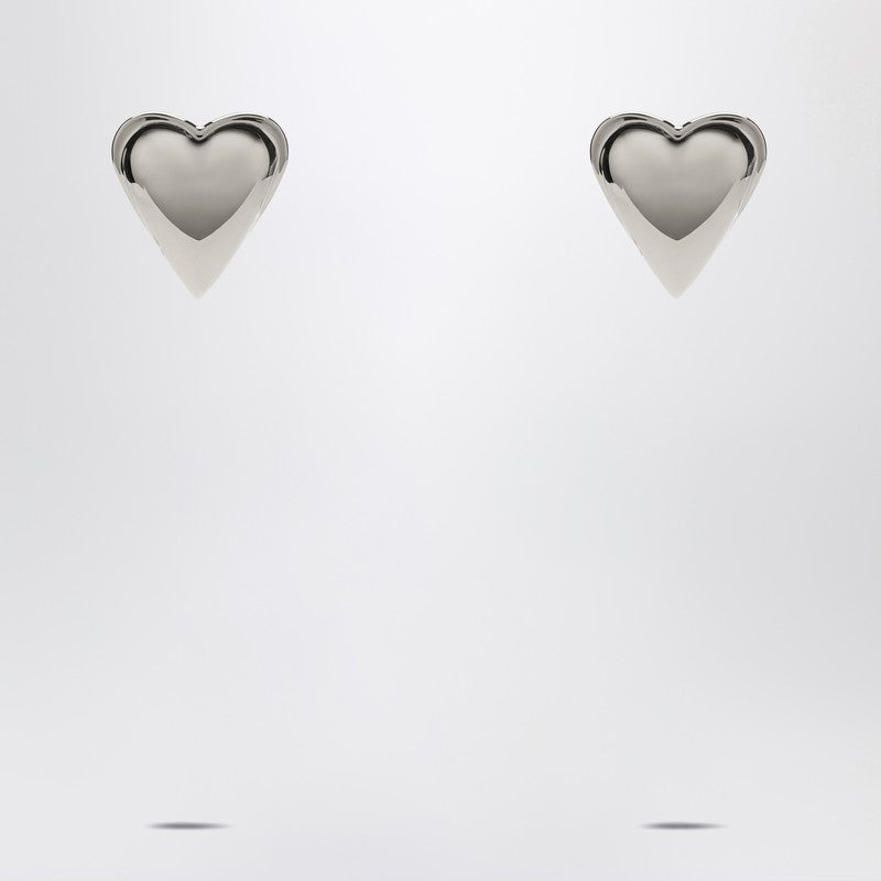 Alaia Le Coeur Bombé Silver Earrings Women