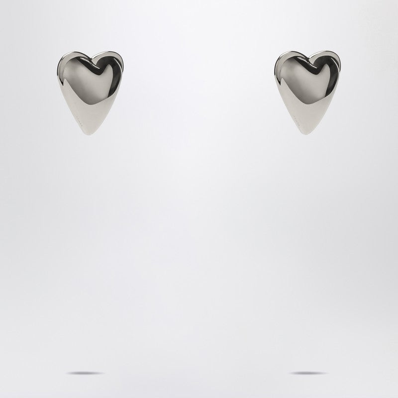 Alaia Le Coeur Bombé Silver Earrings Women