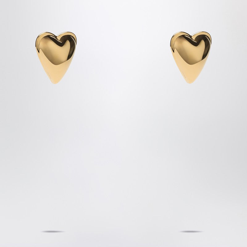 Alaia Le Coeur Bombé Gold Earrings Women