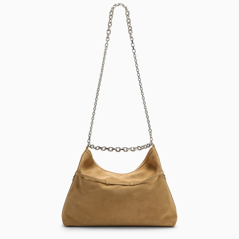 Givenchy Medium Voyou Chain Bag In Hazel Suede Women