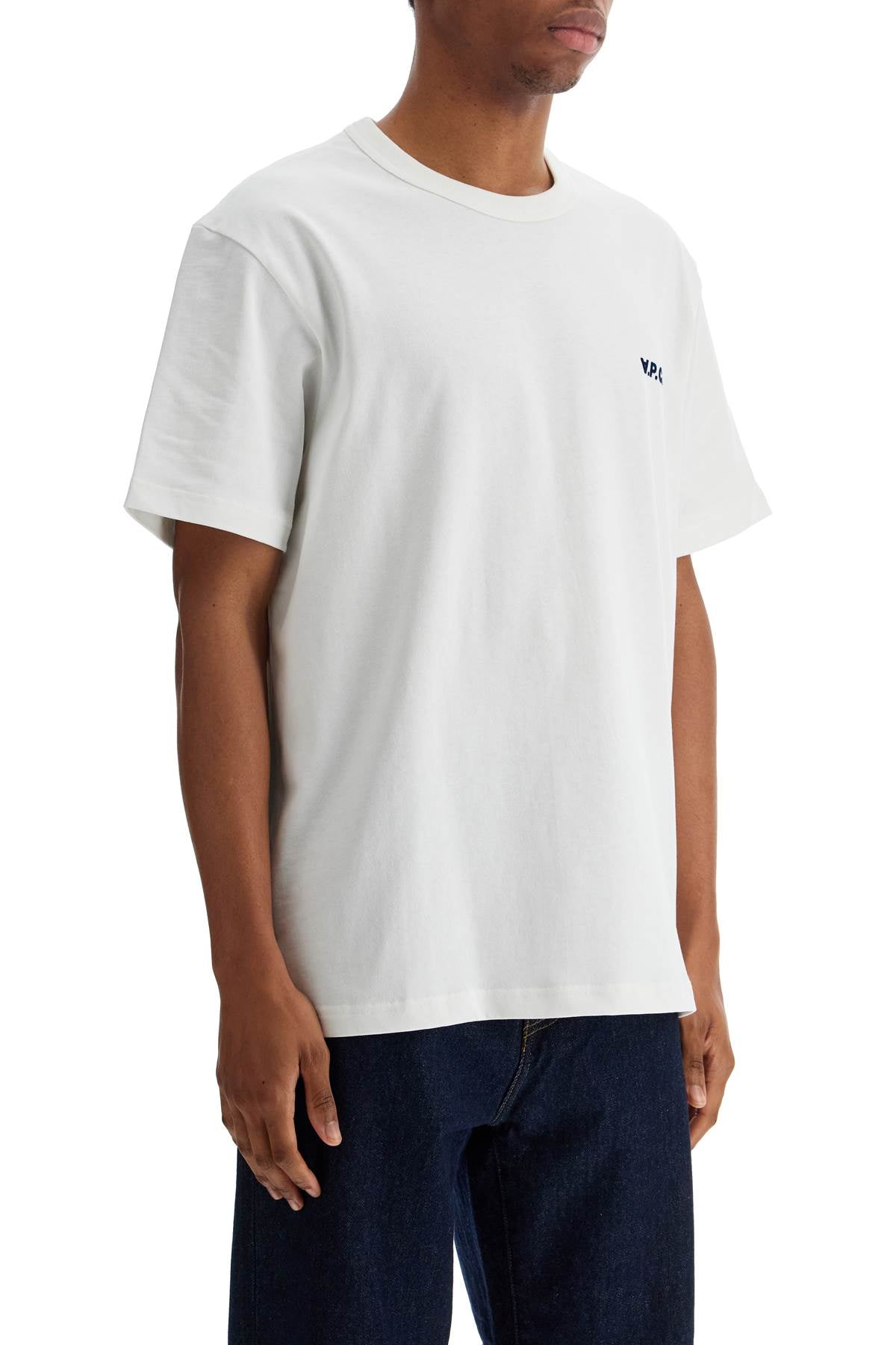 A.P.C. Unisex Boxy T-Shirt In Organic Cotton White Women