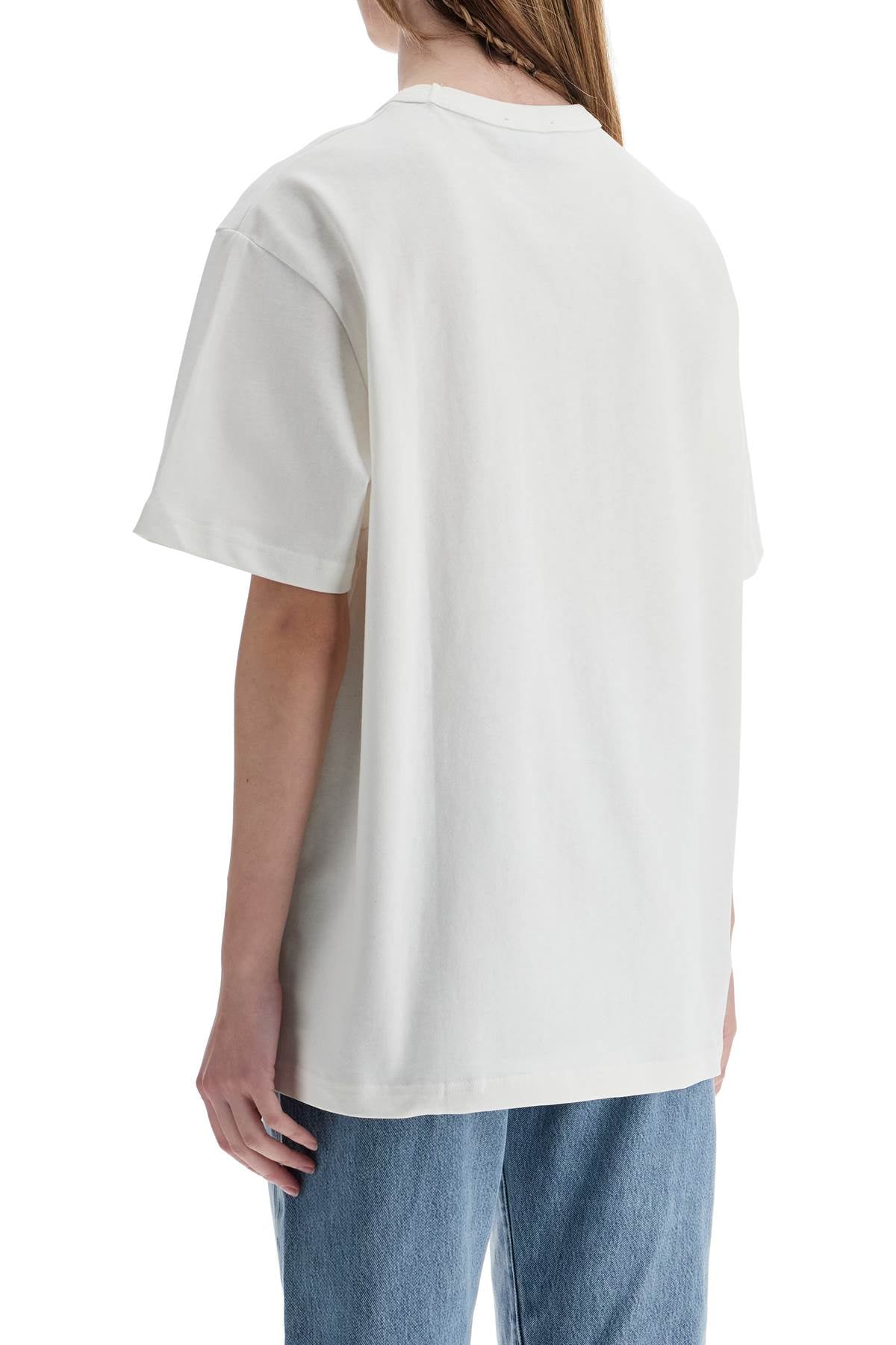 A.P.C. Unisex Boxy T-Shirt In Organic Cotton White Women