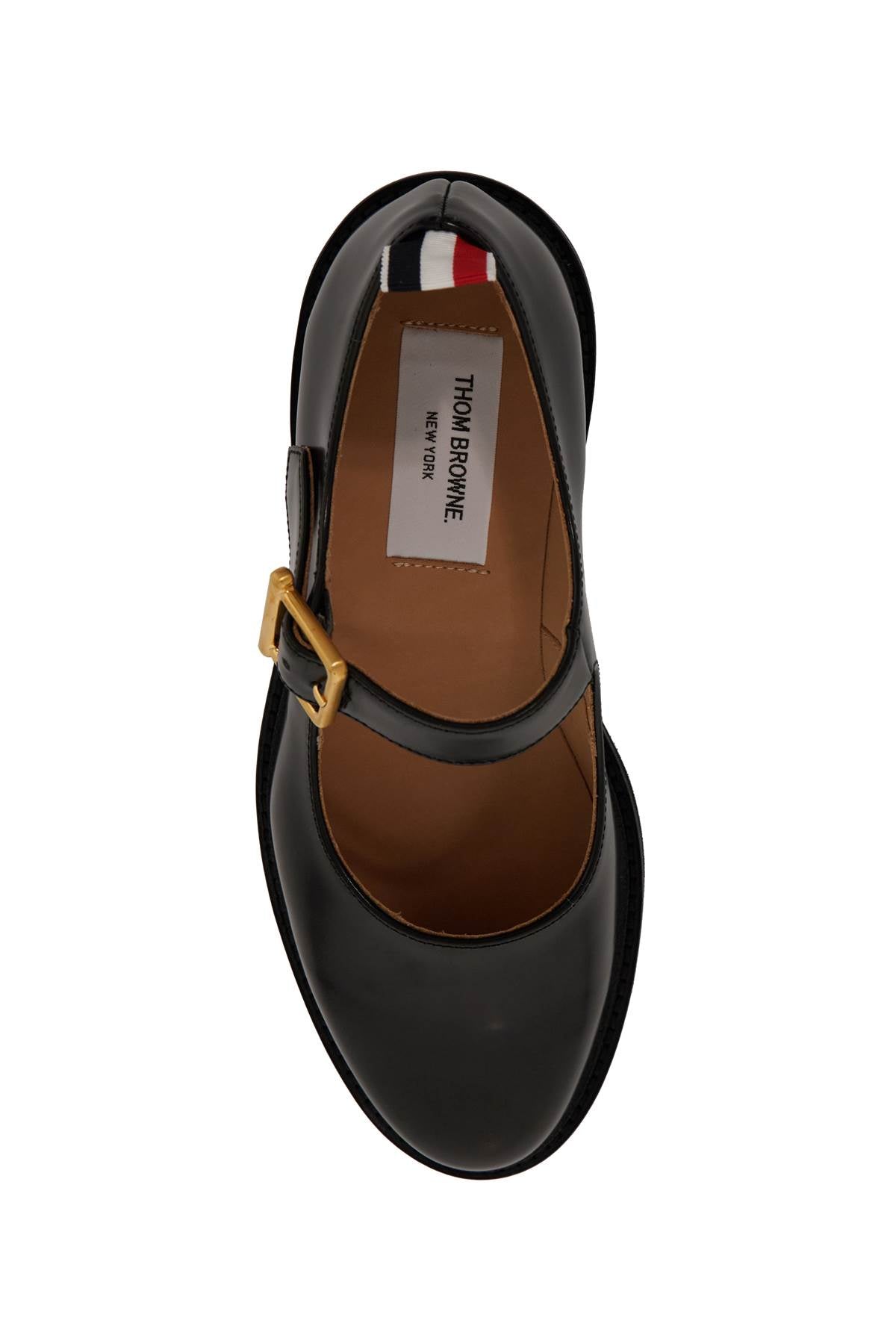 Thom Browne "Brushed Leather Mary Jane Thom John Shoes Women