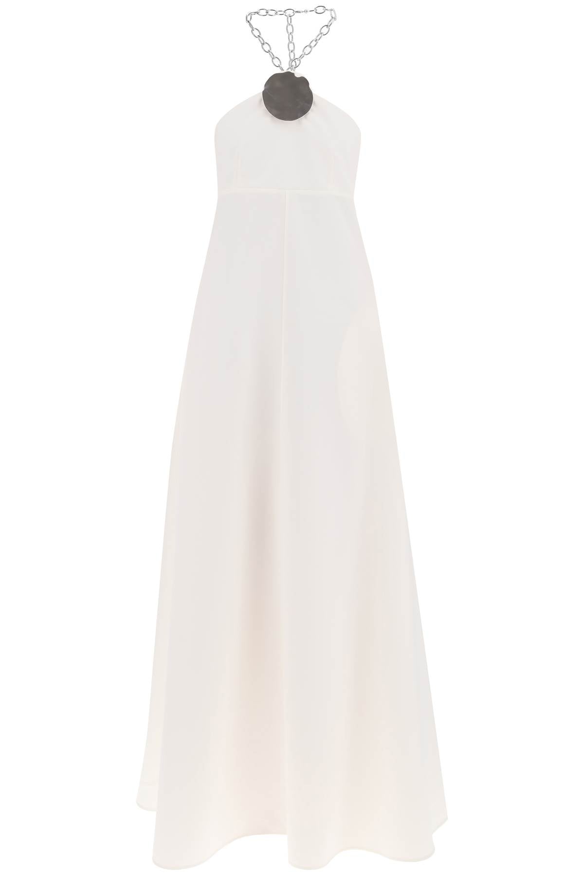 Jil Sander Long Dress With Necklace Women