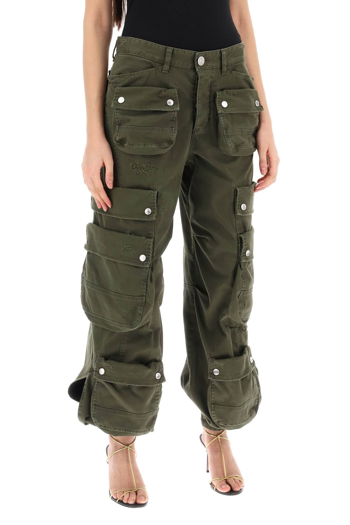 Dsquared2 Wide Leg Cargo Pants Women