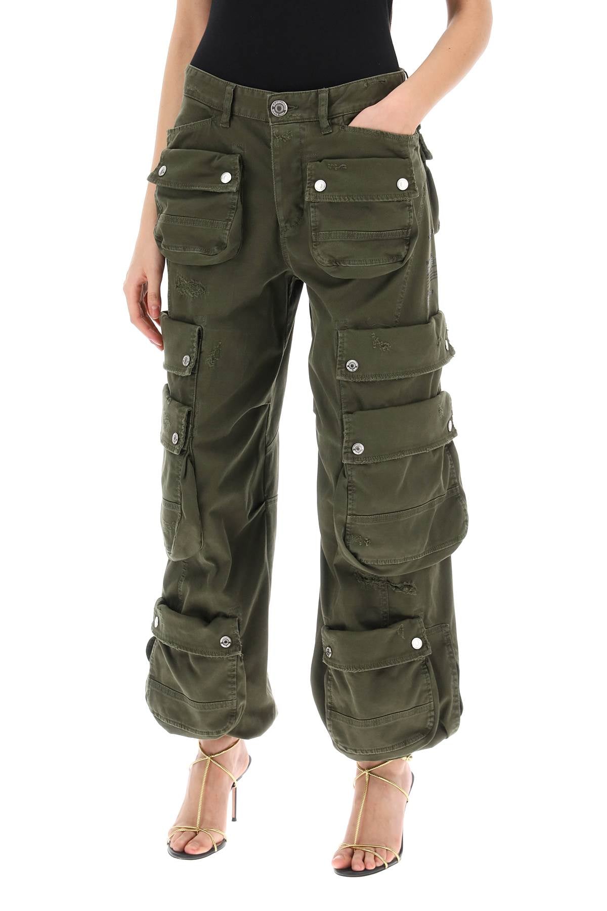 Dsquared2 Wide Leg Cargo Pants Women