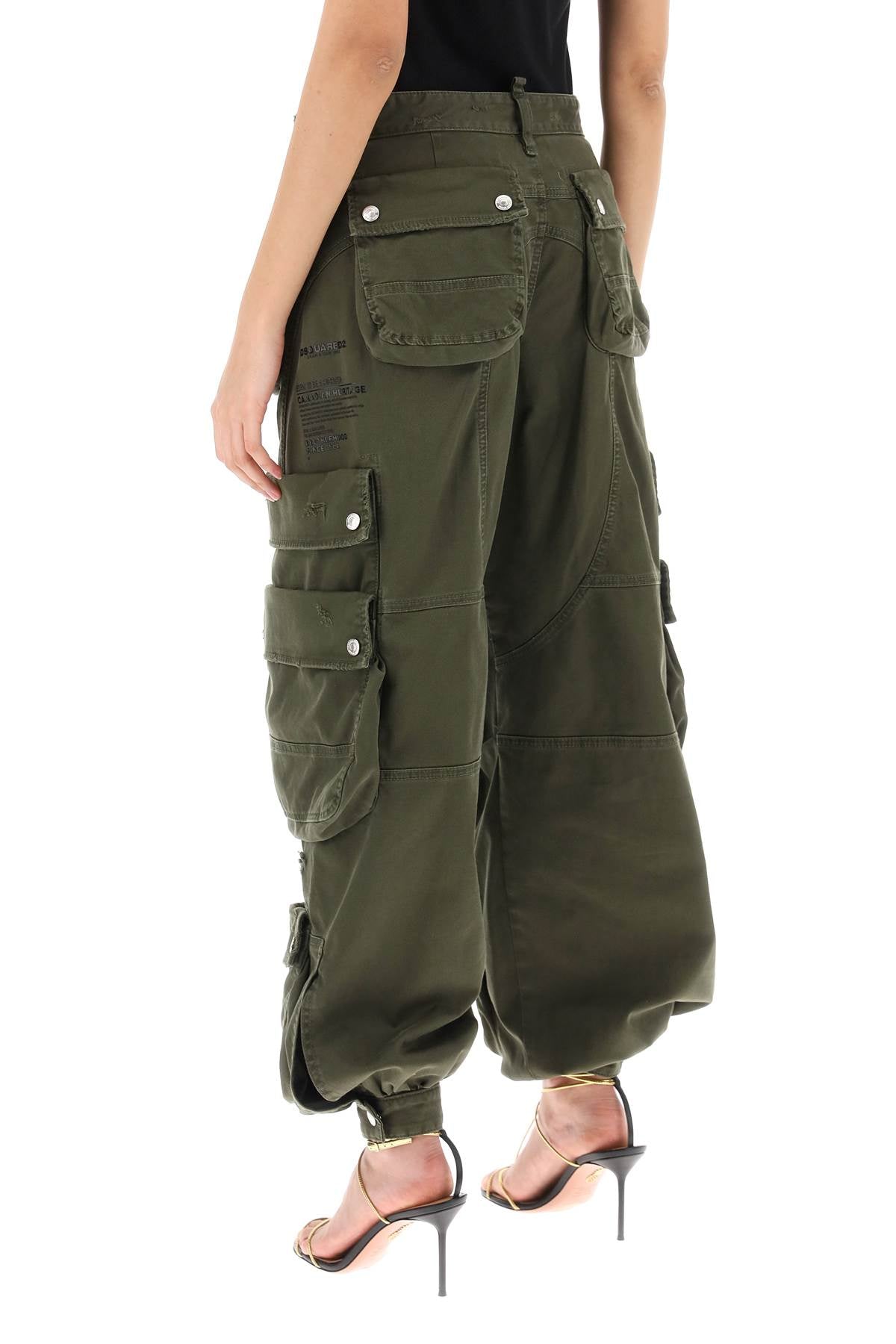 Dsquared2 Wide Leg Cargo Pants Women