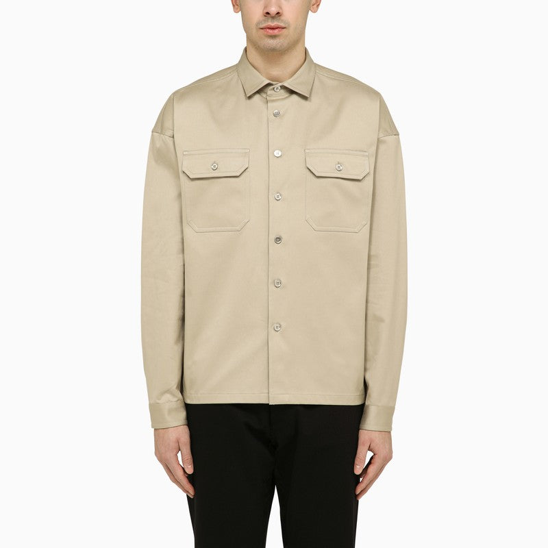 Prada Rope-Coloured Shirt With Pockets Men