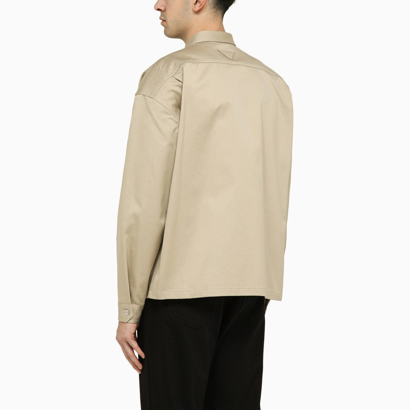 Prada Rope-Coloured Shirt With Pockets Men