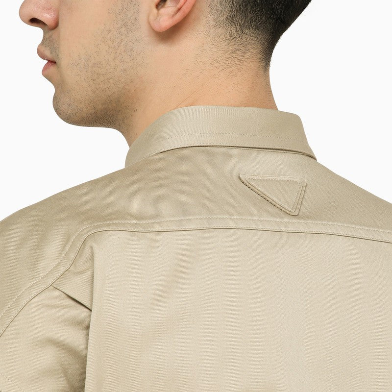 Prada Rope-Coloured Shirt With Pockets Men