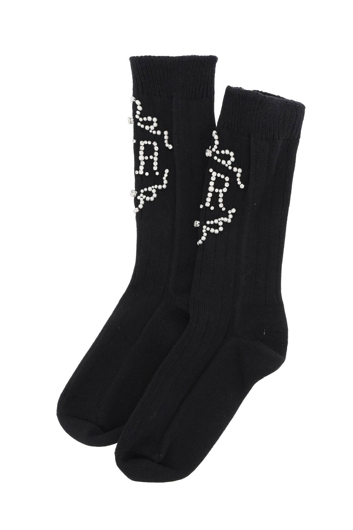 Simone Rocha Sr Socks With Pearls And Crystals Women
