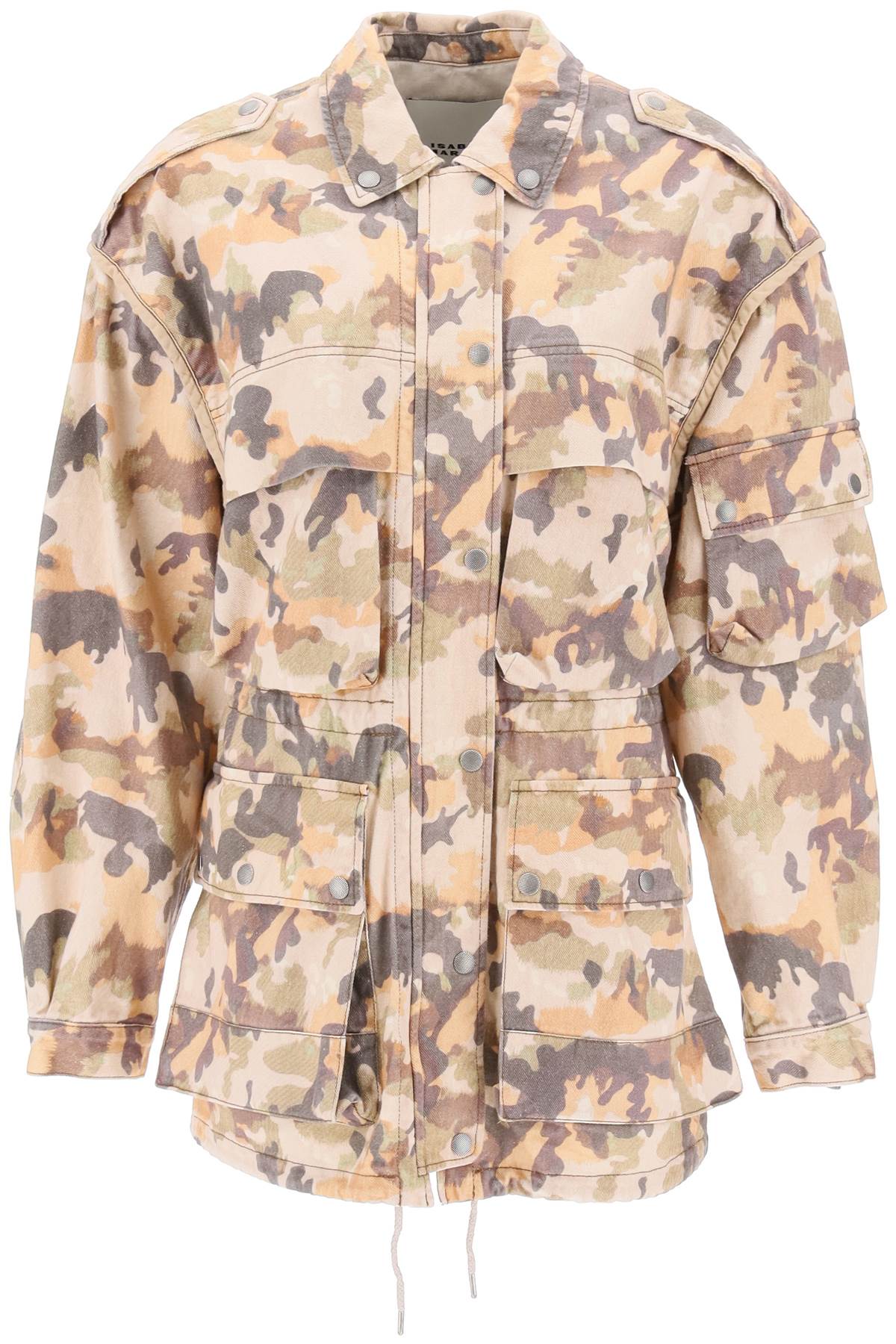Isabel Marant 'Elize' Jacket In Cotton With Camouflage Pattern Women