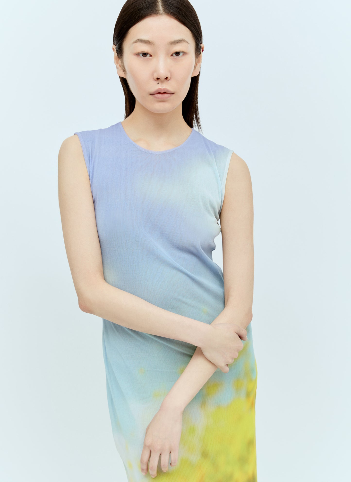 Acne Studios Women Blurred Print Maxi Dress