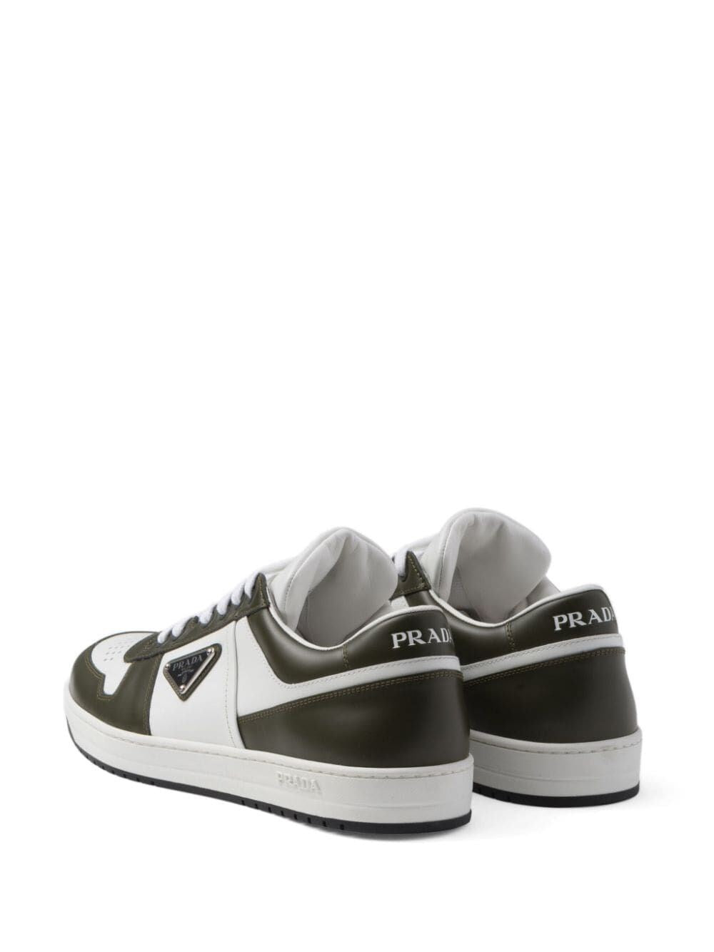 Prada Men Two-Tone Downtown Sneakers