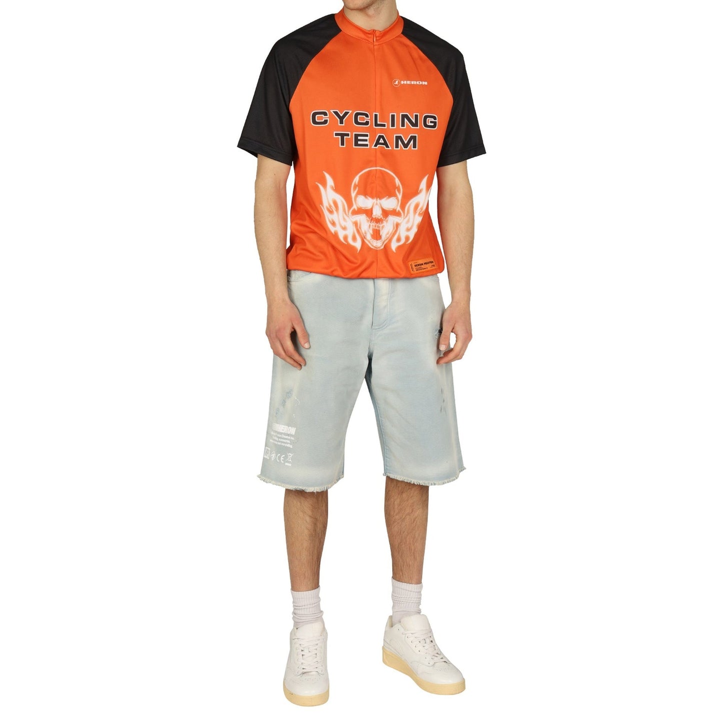 Heron Preston Denim Shorts Men