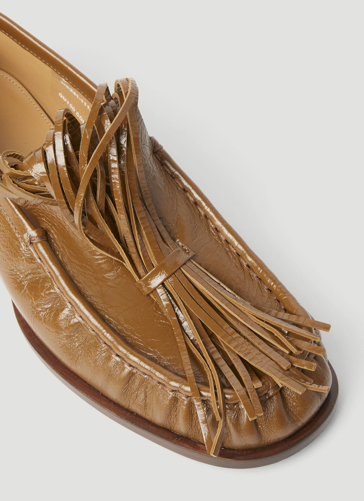 Dries Van Noten Women Fringe Embellished Leather Loafers