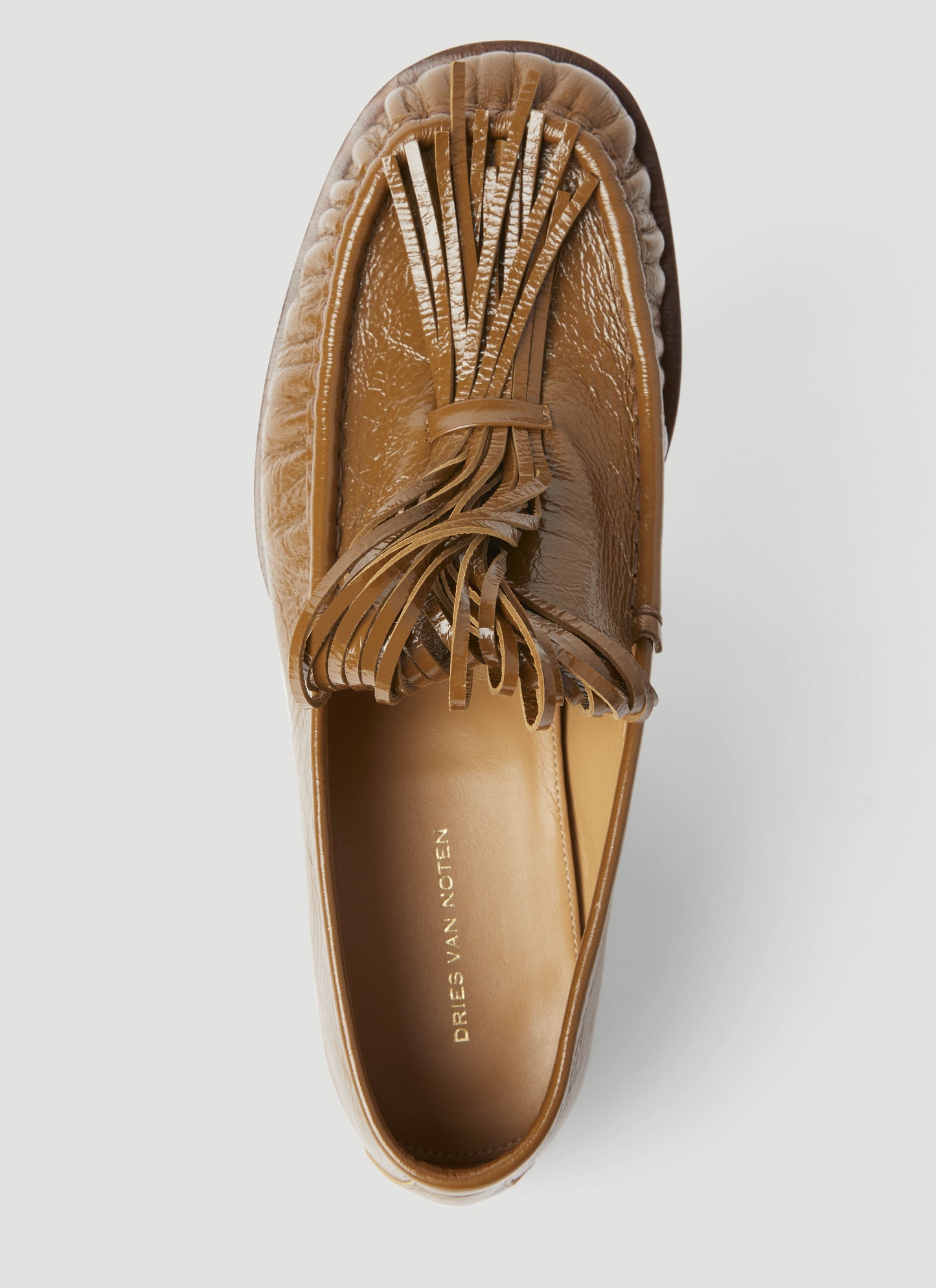 Dries Van Noten Women Fringe Embellished Leather Loafers