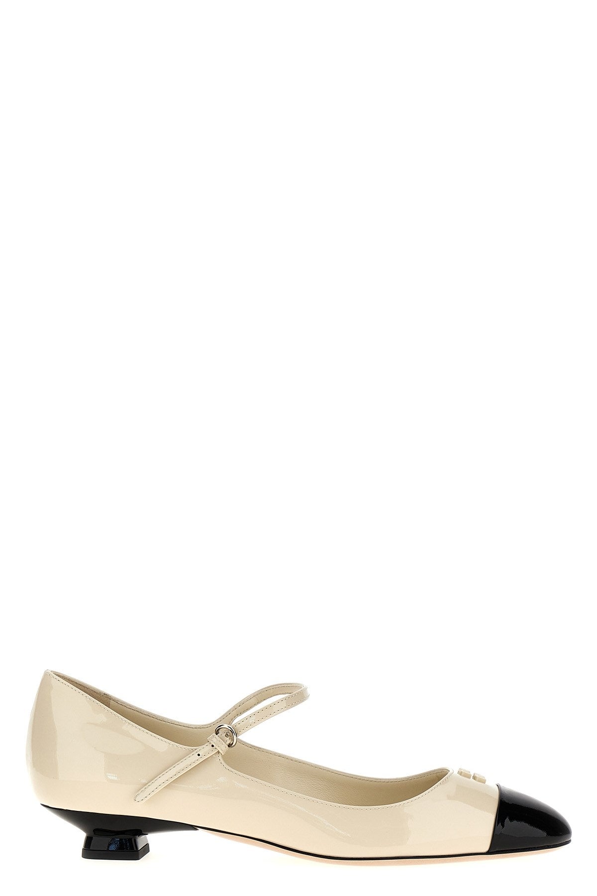 Miu Miu Women Two-Tone Patent Ballet Flats