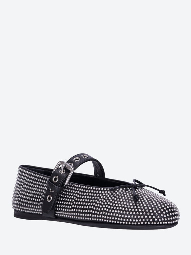 Miu Miu Women Leather Ballerinas