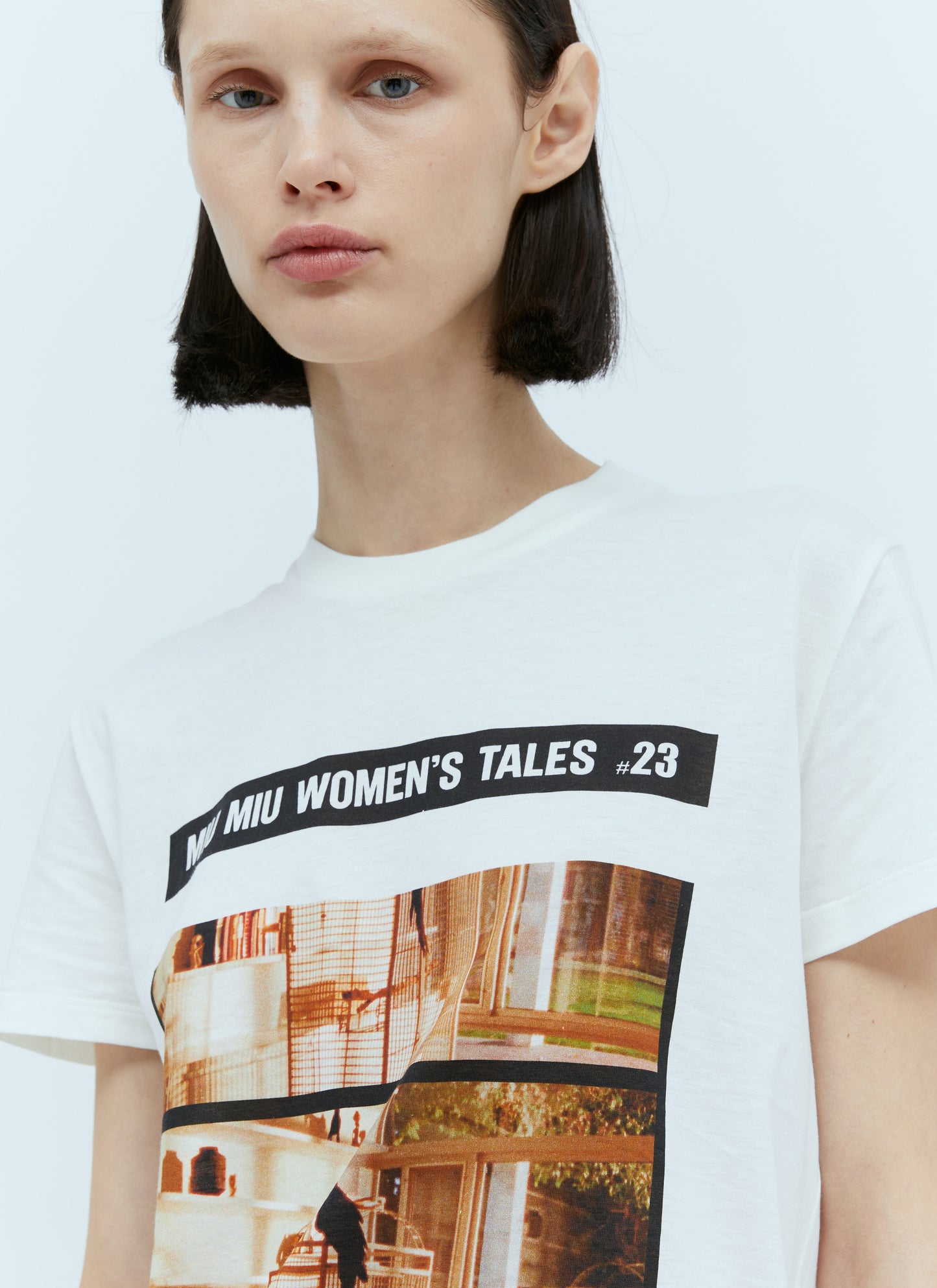 Miu Miu Women Graphic Print T-Shirt