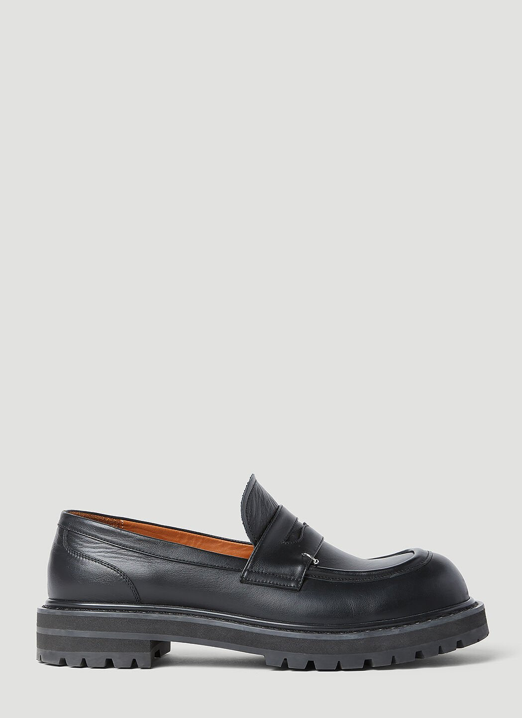 Marni Men Pierced Leather Loafers