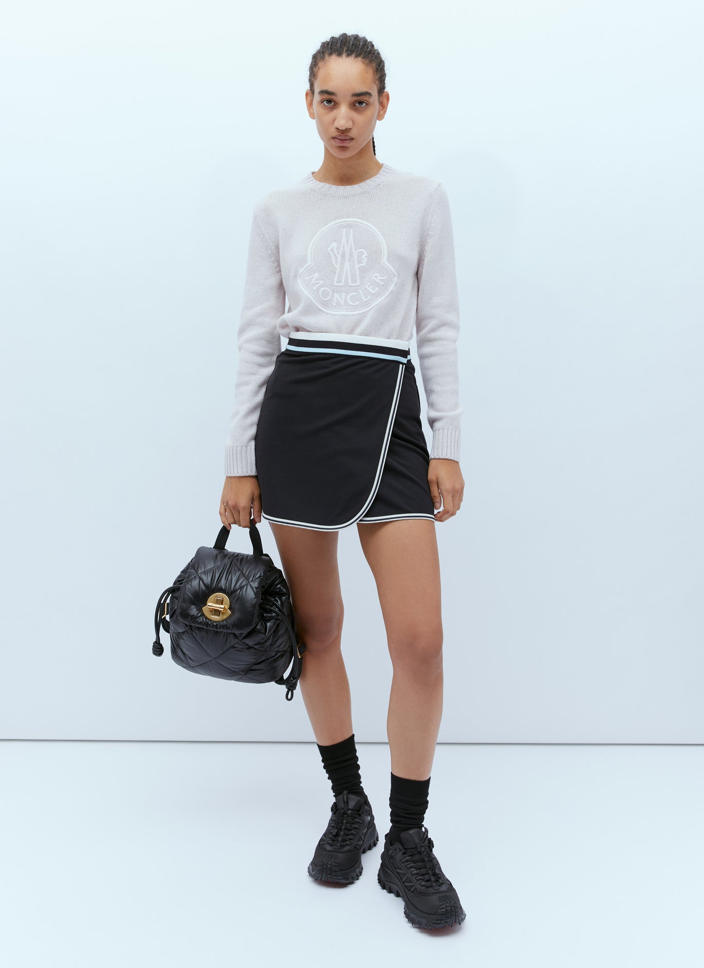 Moncler Women Wraparound Mini Skirt