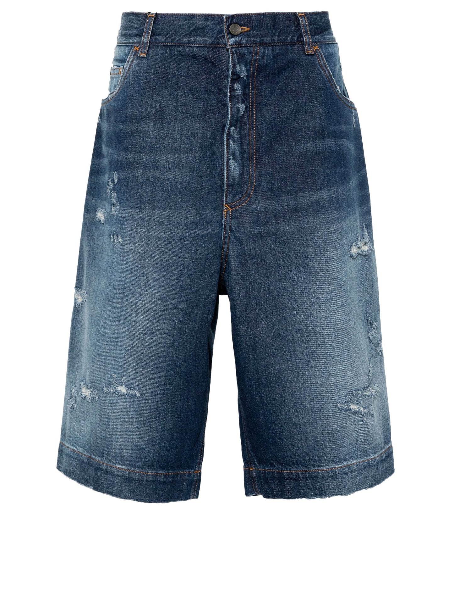 Dolce&Gabbana Men Denim Bermuda Shorts